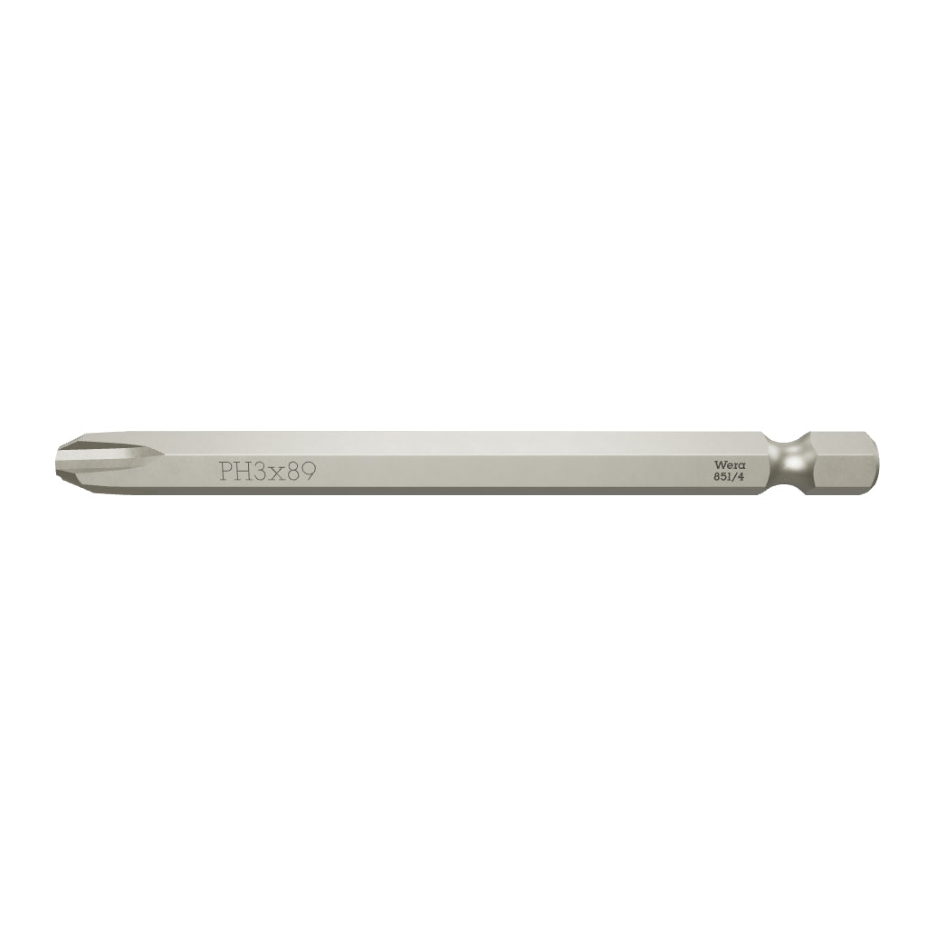 Wera 059795 #3 x 89mm Phillips Power Bit - WR059795 - KC Tool