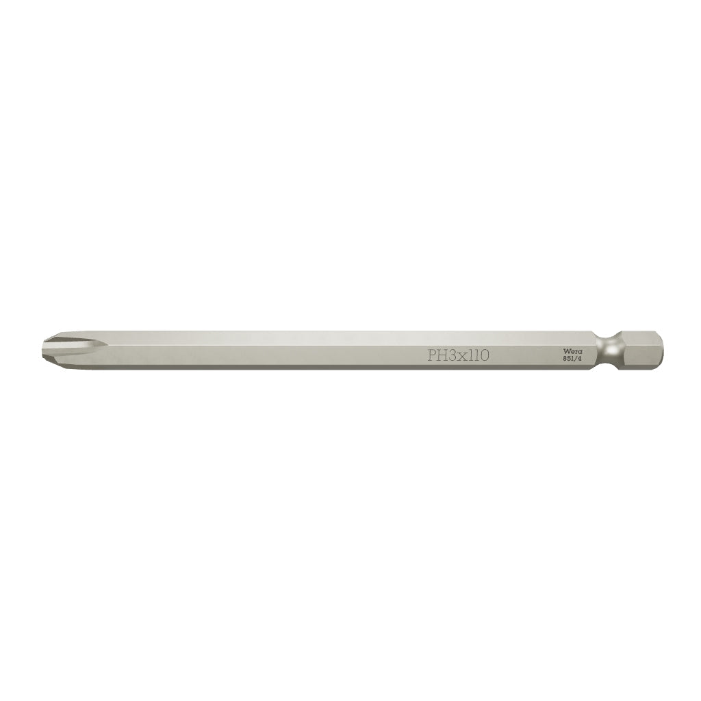 Wera 059800 #3 x 110mm Phillips Power Bit - WR059800 - KC Tool