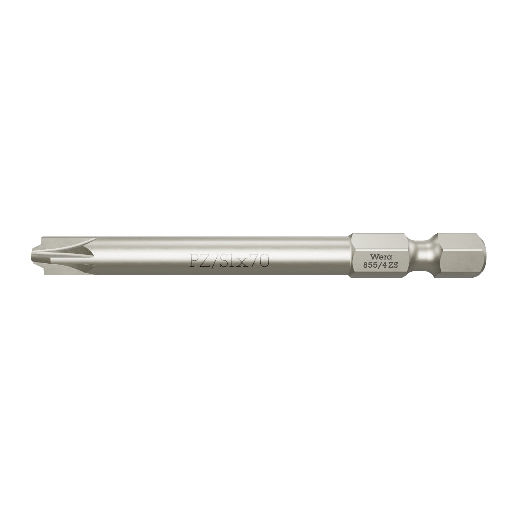 Wera 059896 #1 x 70mm PlusMinus PZ/SL Power Bit - WR059896 - KC Tool