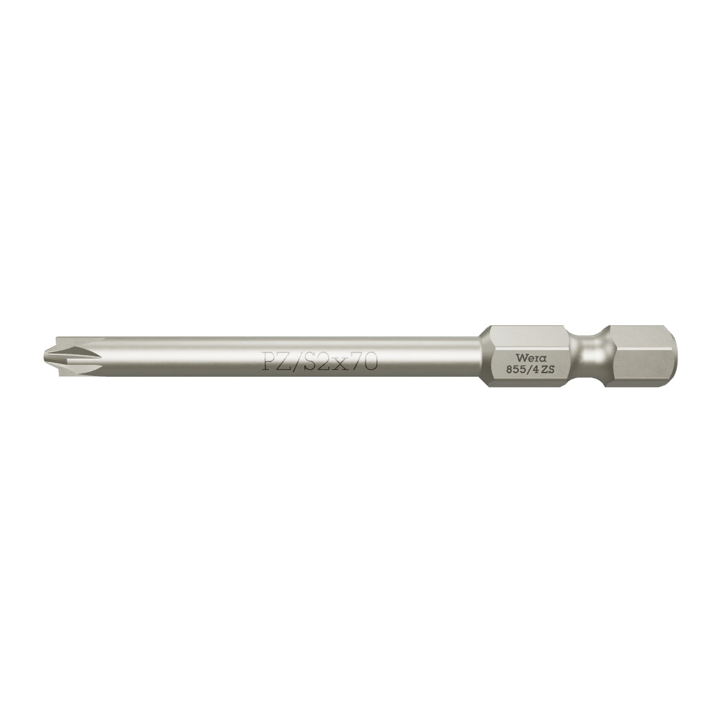 Wera 059897 #2 x 70mm PlusMinus PZ/SL Power Bit - WR059897 - KC Tool
