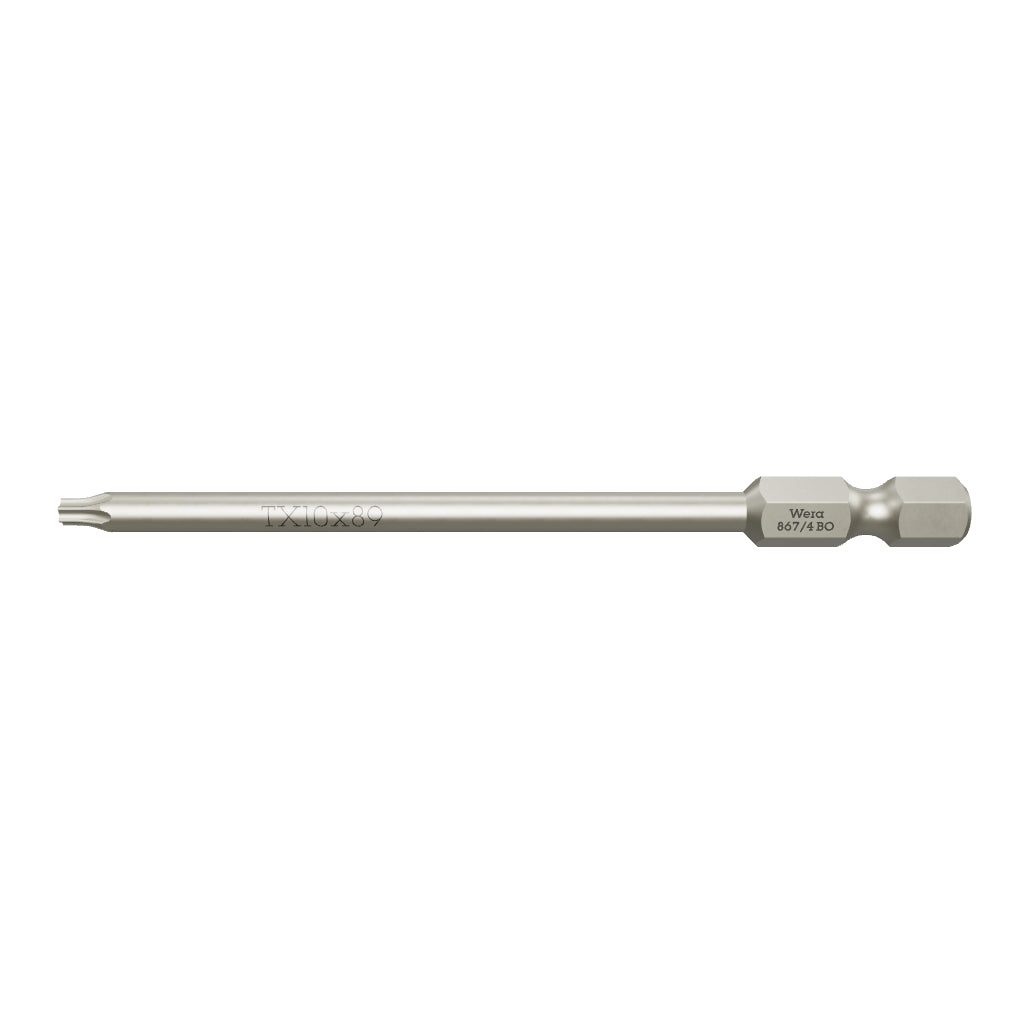 Wera 060050 T10s x 89mm Security TORX® Power Bit - WR060050 - KC Tool
