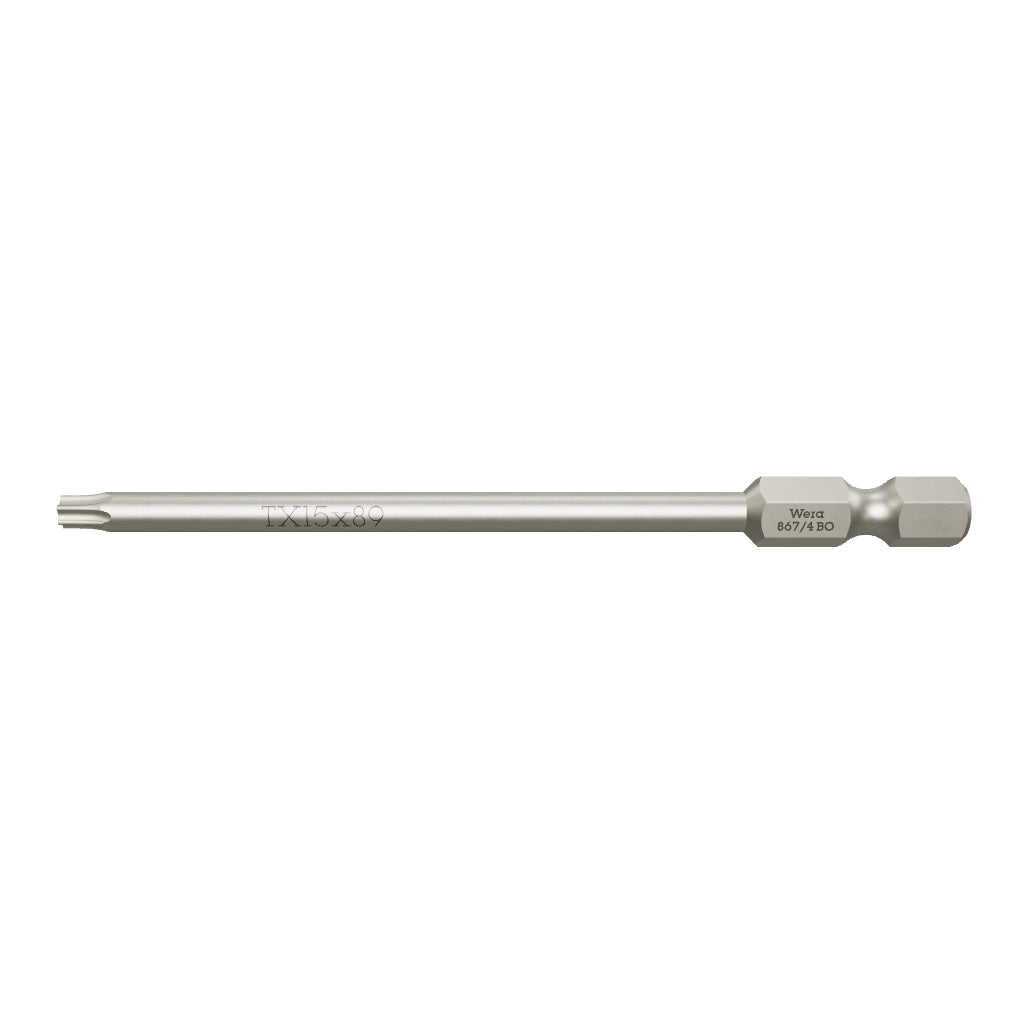 Wera 060051 T15s x 89mm Security TORX® Power Bit - WR060051 - KC Tool
