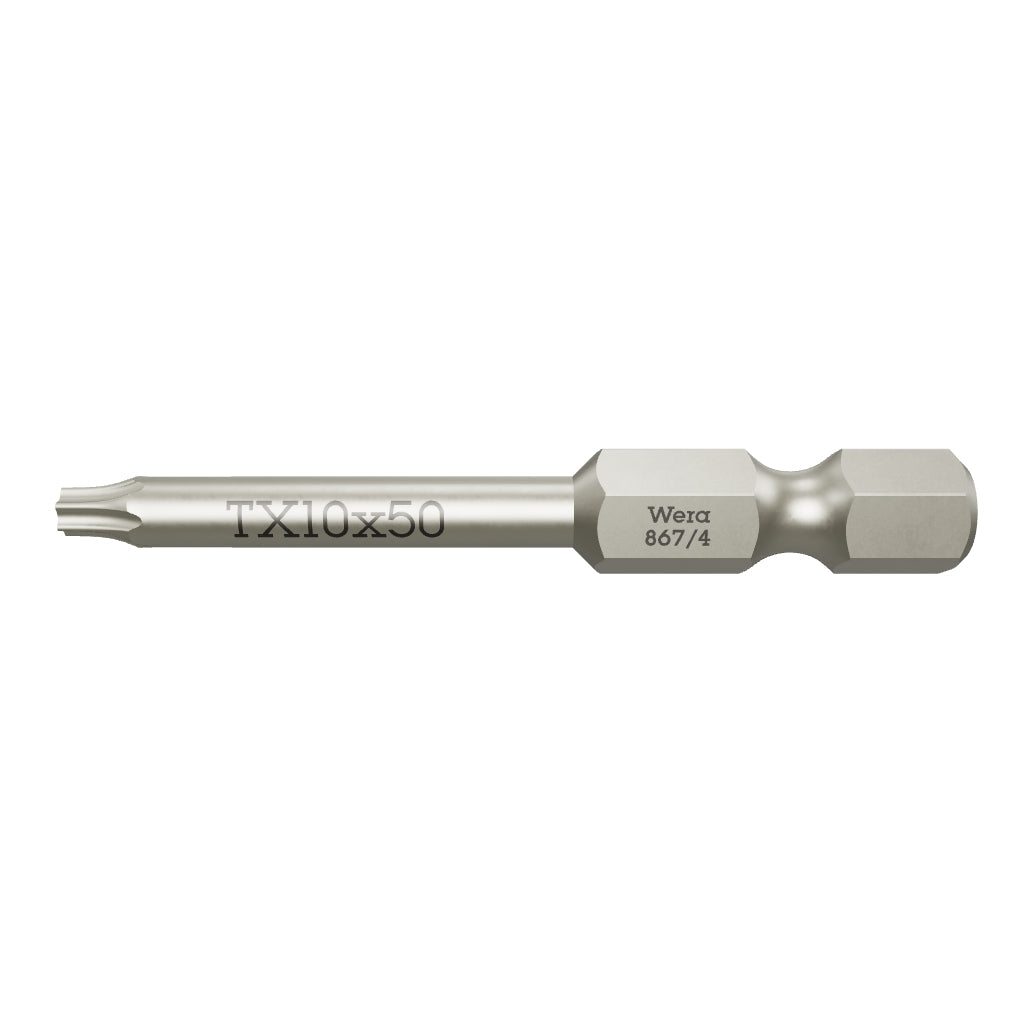 Wera 060132 T10 x 50mm TORX® Power Bit - WR060132 - KC Tool