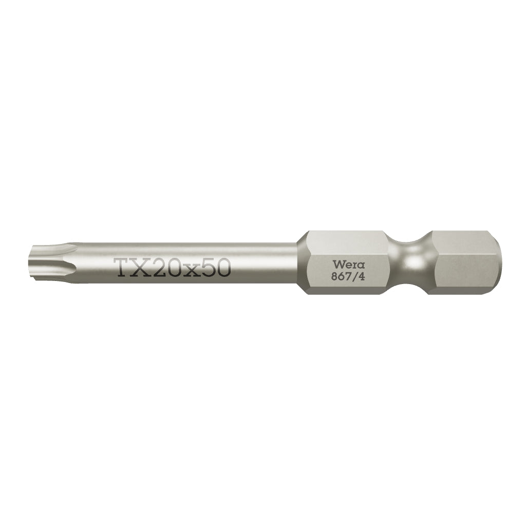 Wera 060134 T20 x 50mm TORX® Power Bit - WR060134 - KC Tool