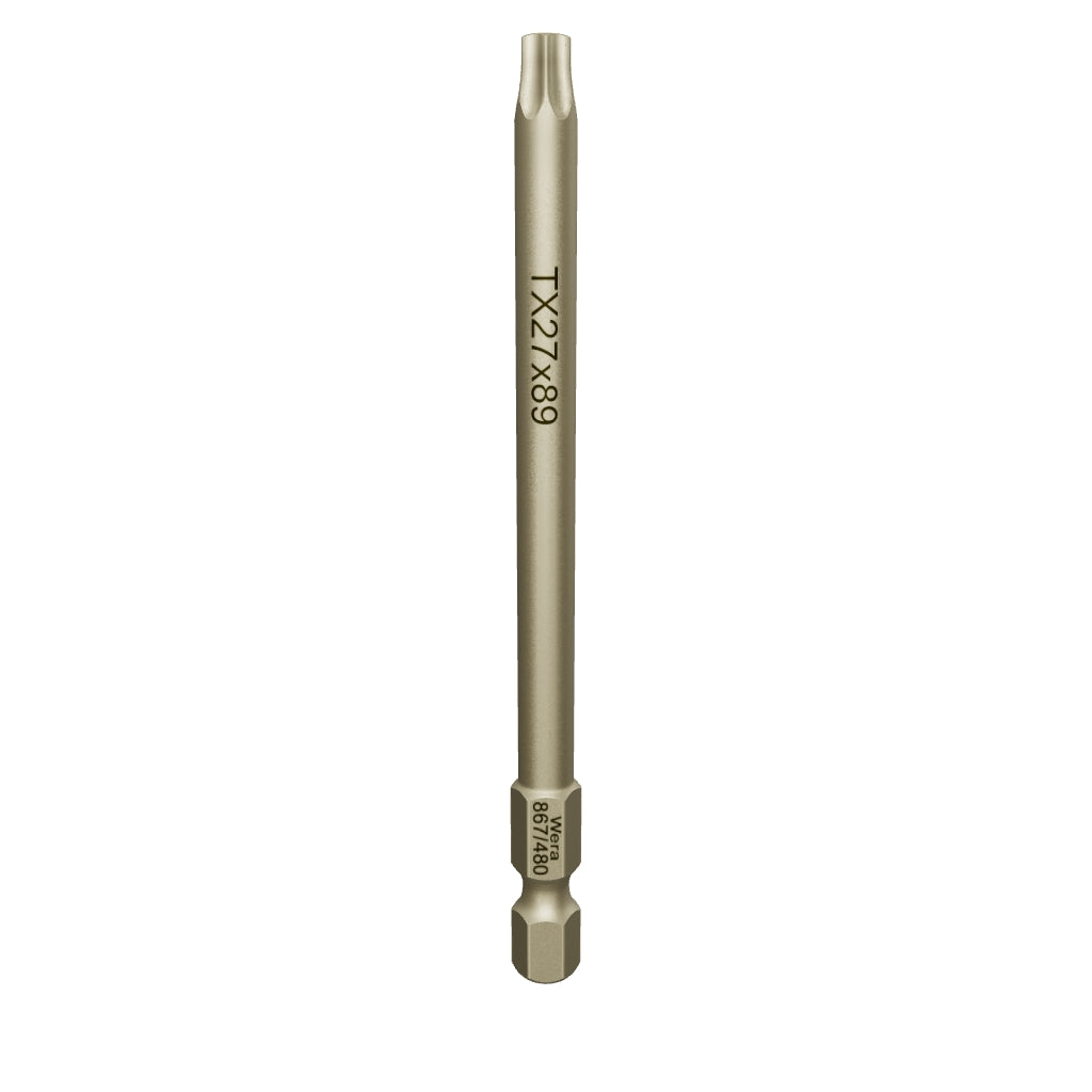 Wera 060139 T8s x 70mm Security TORX® Power Bit - WR060139 - KC Tool