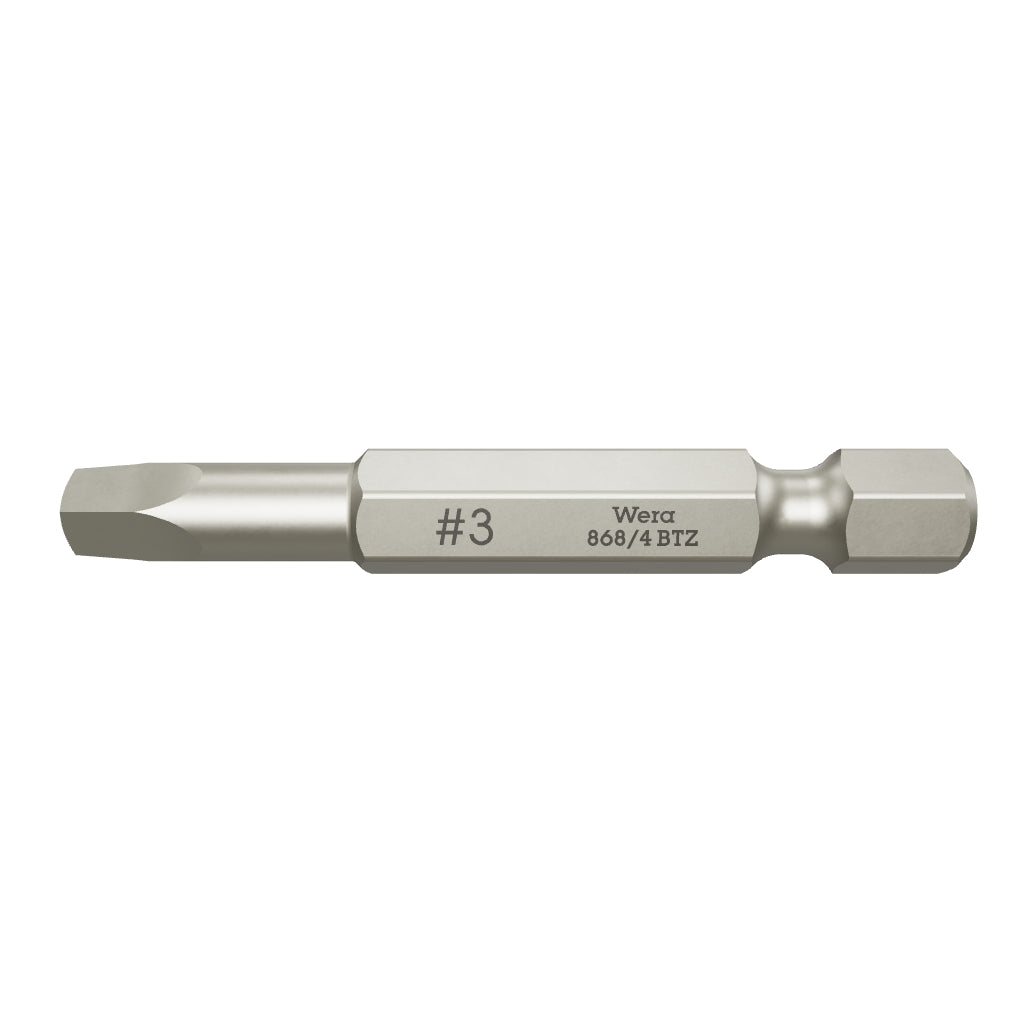 Wera 060149 #3 x 50mm Square BiTorsion Power Bit - WR060149 - KC Tool