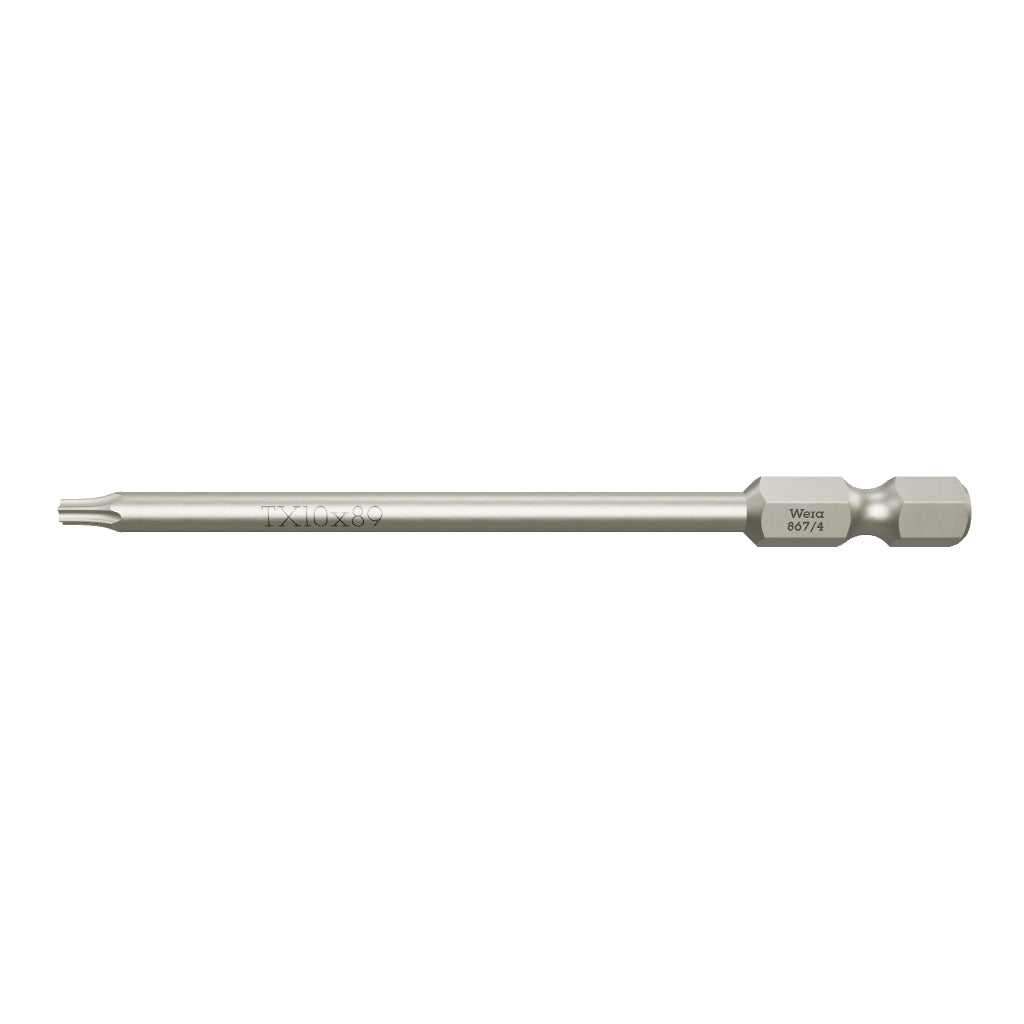 Wera 060186 T10 x 89mm TORX® Power Bit - WR060186 - KC Tool
