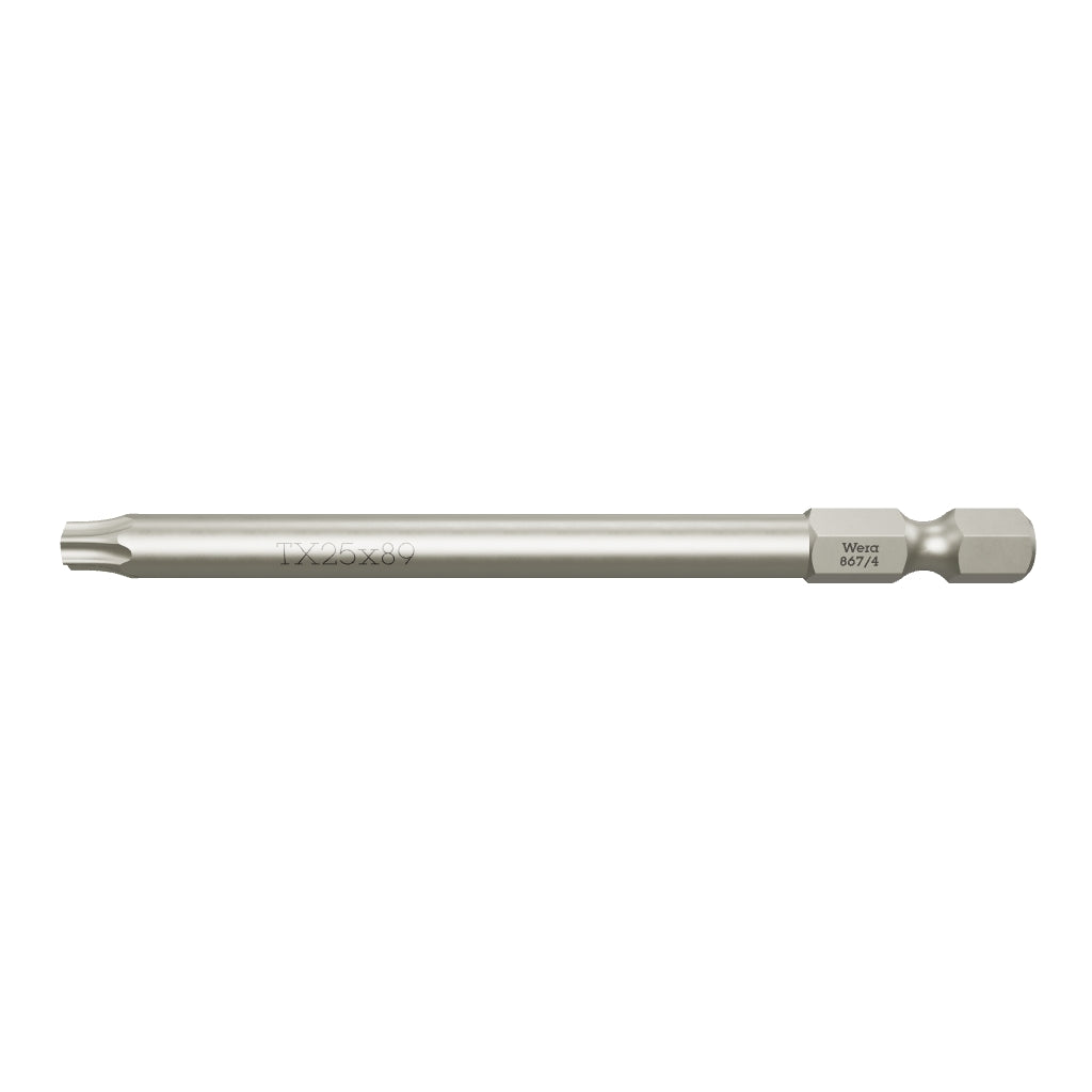 Wera 060189 T25 x 89mm TORX® Power Bit - WR060189 - KC Tool