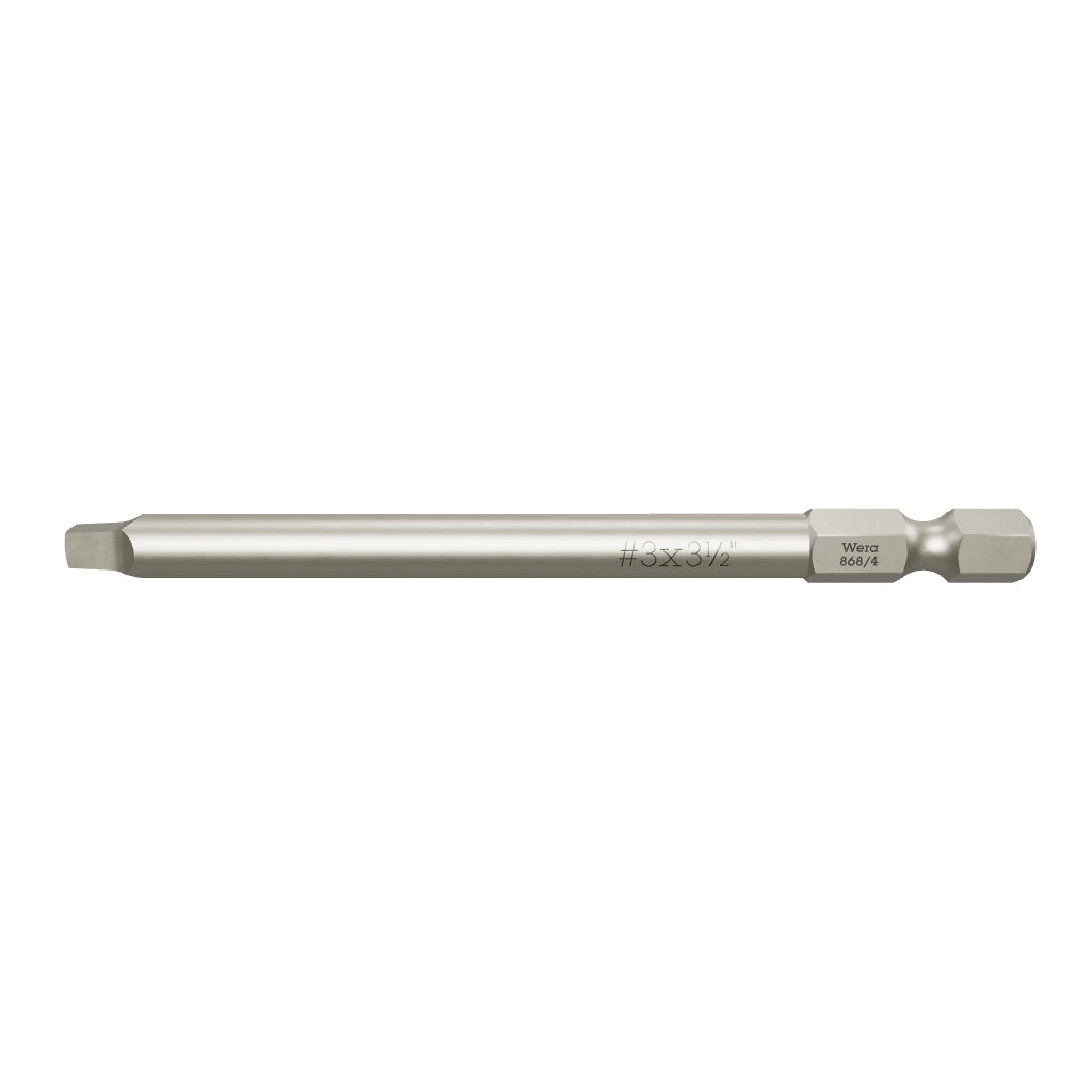 Wera 060298 #3 x 89mm Square Power Bit - WR060298 - KC Tool