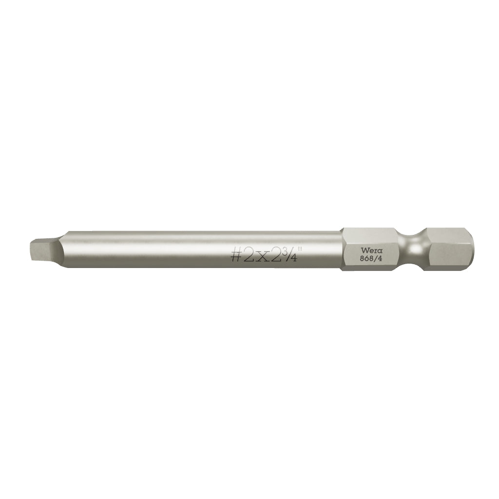 Wera 060302 #2 x 70mm Square Power Bit - WR060302 - KC Tool