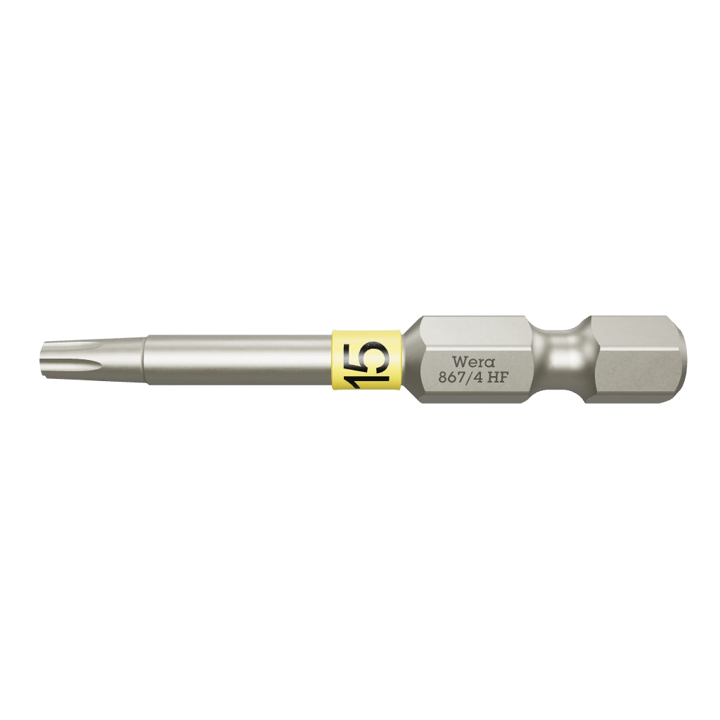 Wera 060507 TORX® HF Bit, T15 x 50mm - WR060507 - KC Tool