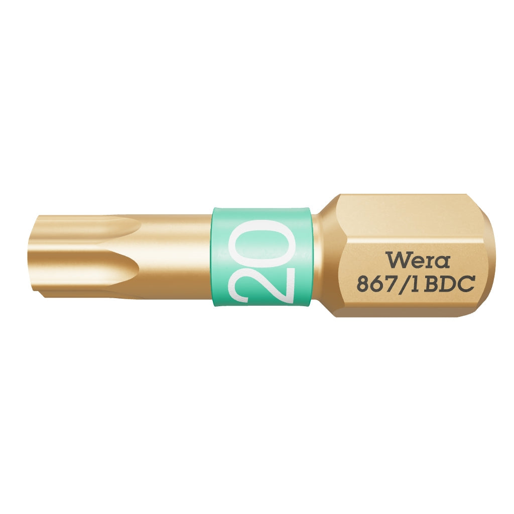 Wera 066104 T20 x 25mm TORX® BiTorsion Diamond Coated Bit - WR066104 - KC Tool
