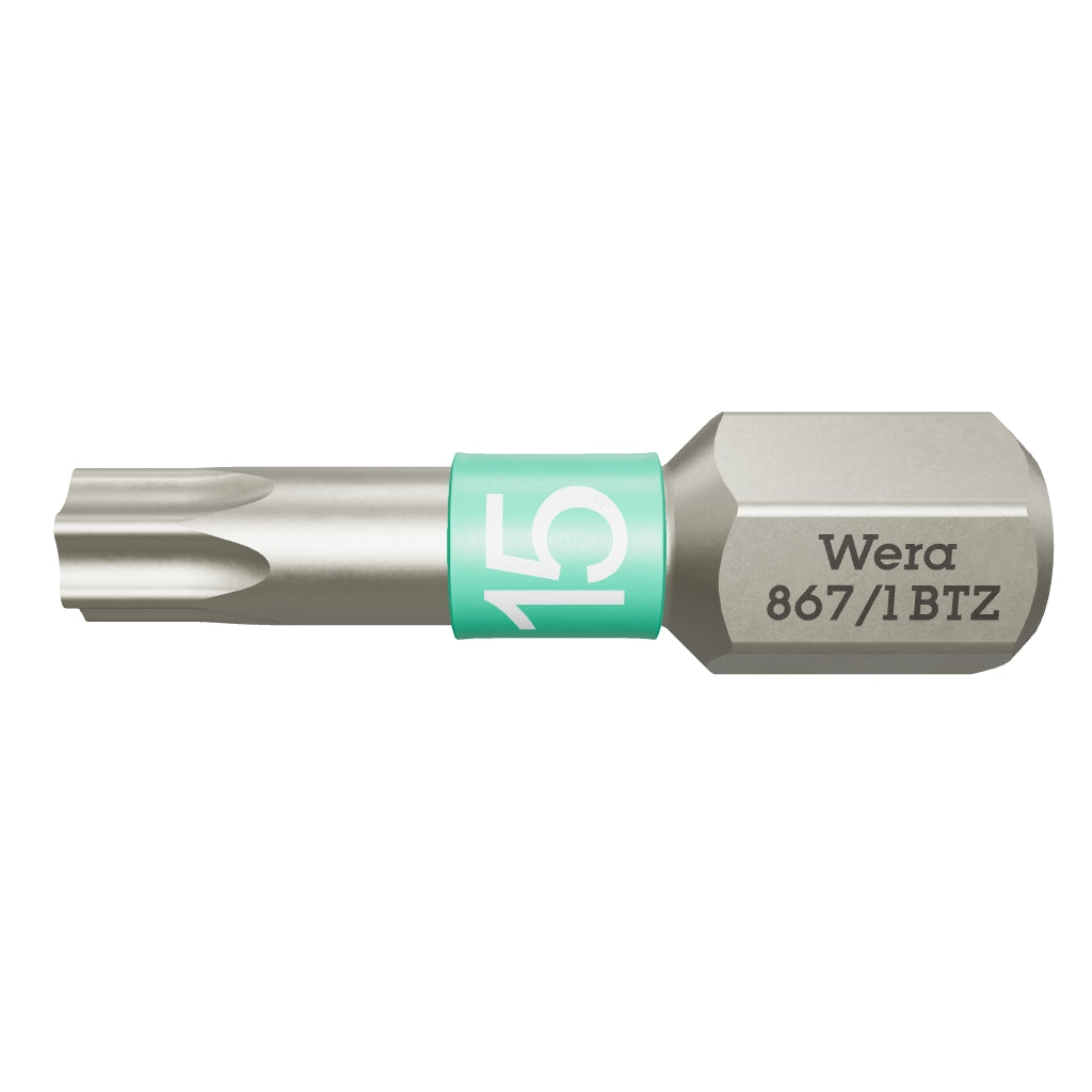 Wera 066122 T15 x 25mm TORX® BiTorsion Bit - WR066122 - KC Tool
