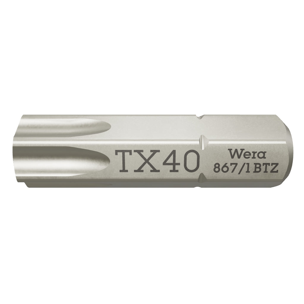 Wera 066130 T40 x 25mm TORX® BiTorsion Bit - WR066130 - KC Tool