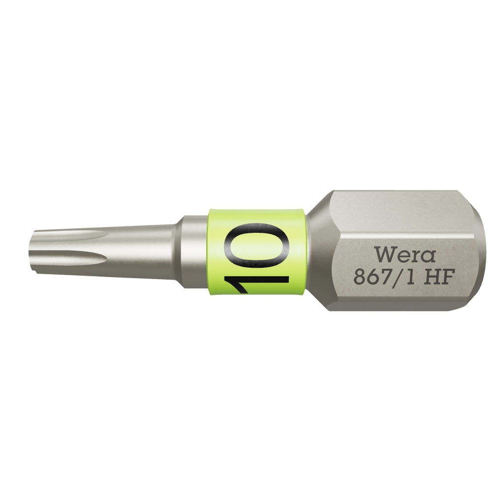 Wera 066140 TORX® HF Bit, T10 x 25mm - WR066140 - KC Tool