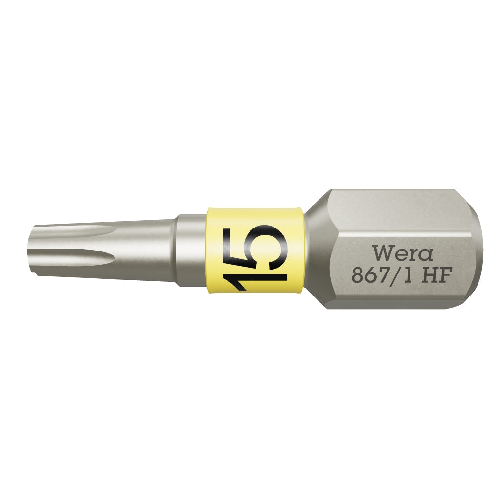 Wera 066141 TORX® HF Bit, T15 x 25mm - WR066141 - KC Tool