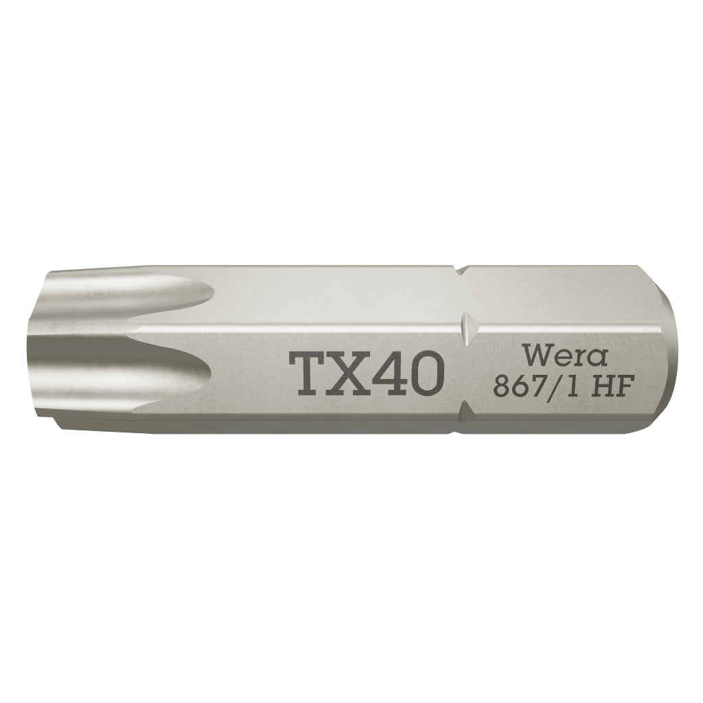 Wera 066145 TORX® HF Bit, T40 x 25mm - WR066145 - KC Tool