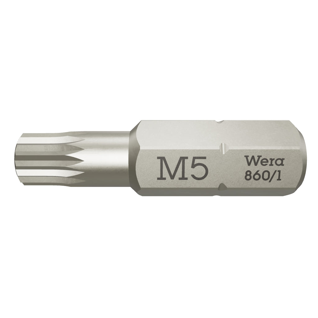 Wera 066155 M5 x 25mm XZN Triple-Square Bit - WR066155 - KC Tool