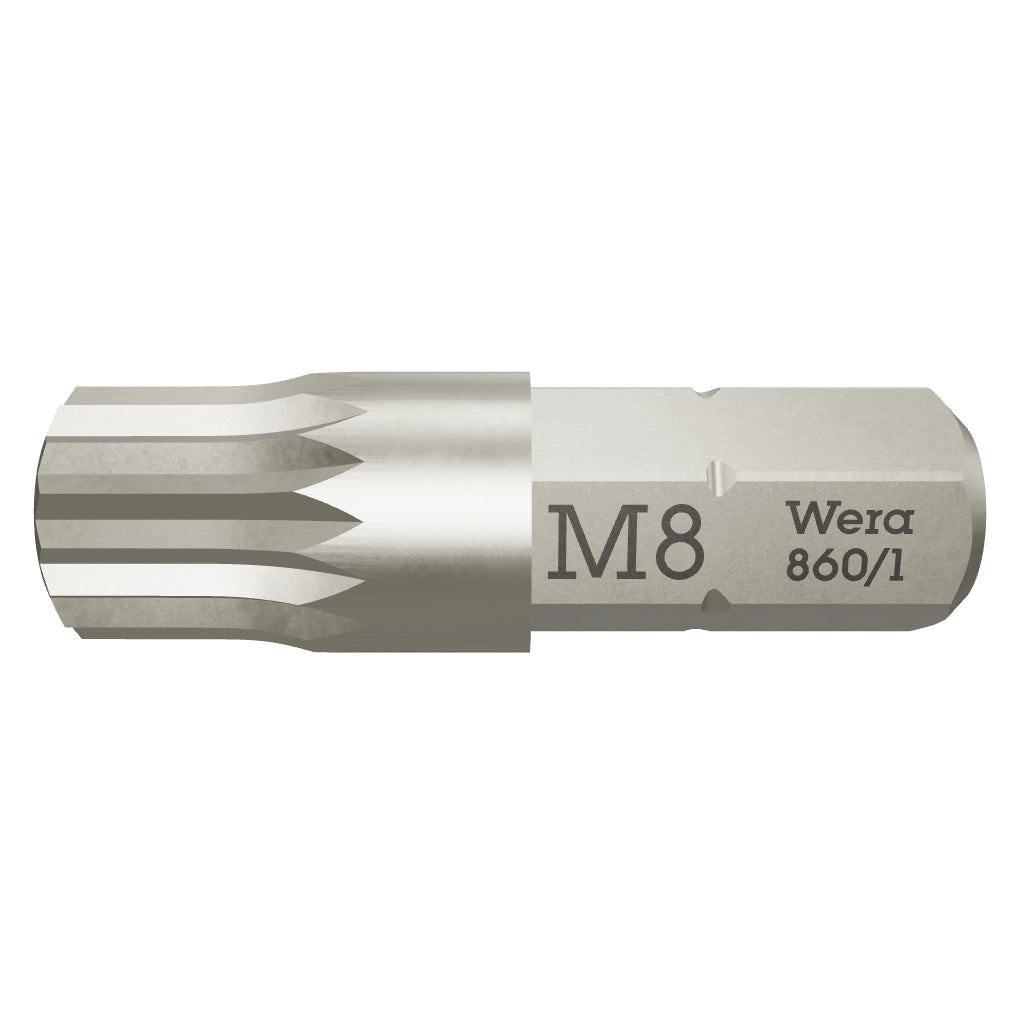 Wera 066165 M8 x 25mm XZN Triple-Square Bit - WR066165 - KC Tool