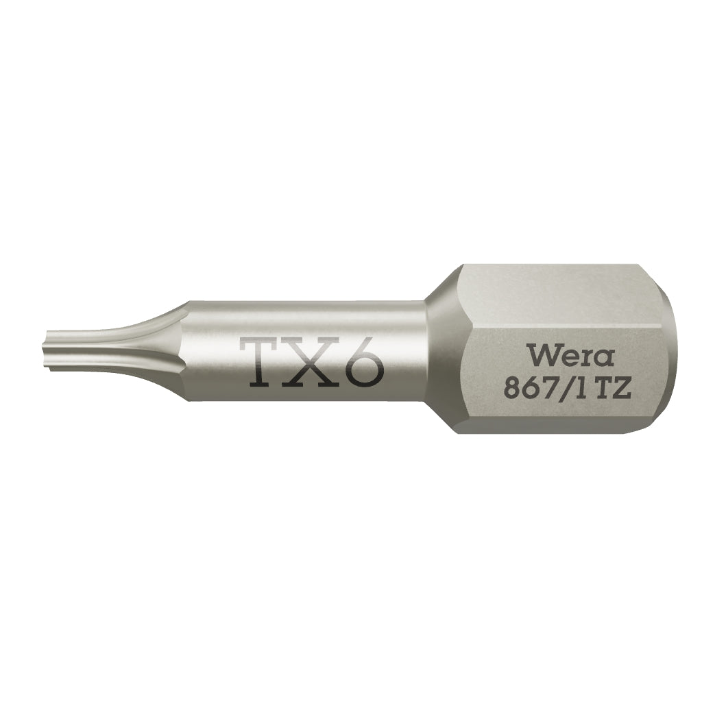 Wera 066301 T6 x 25mm TORX® Torsion Bit - WR066301 - KC Tool