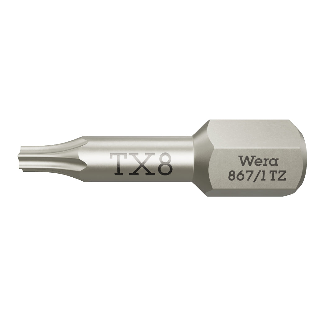 Wera 066303 T8 x 25mm TORX® Torsion Bit - WR066303 - KC Tool