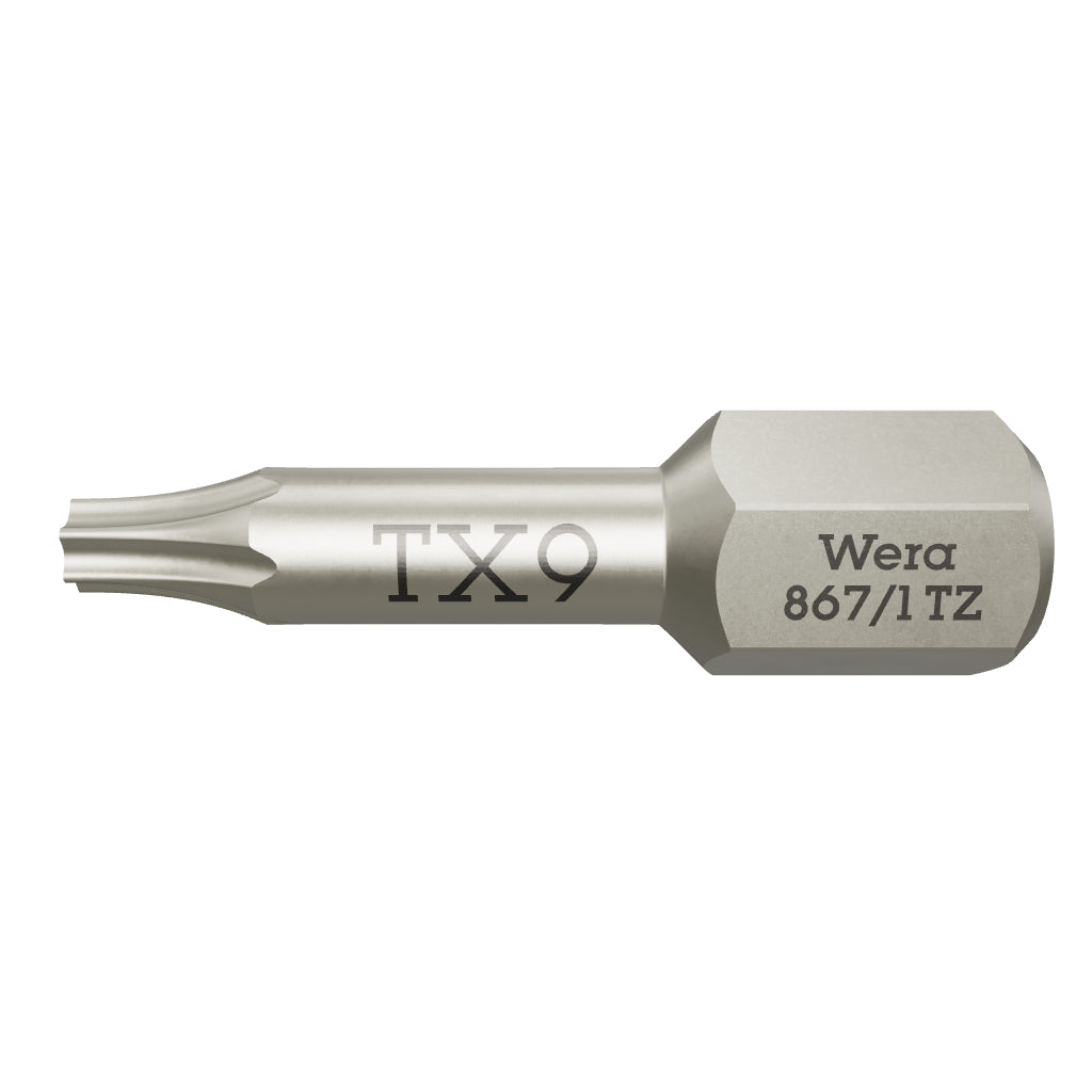 Wera 066304 T9 x 25mm TORX® Torsion Bit - WR066304 - KC Tool