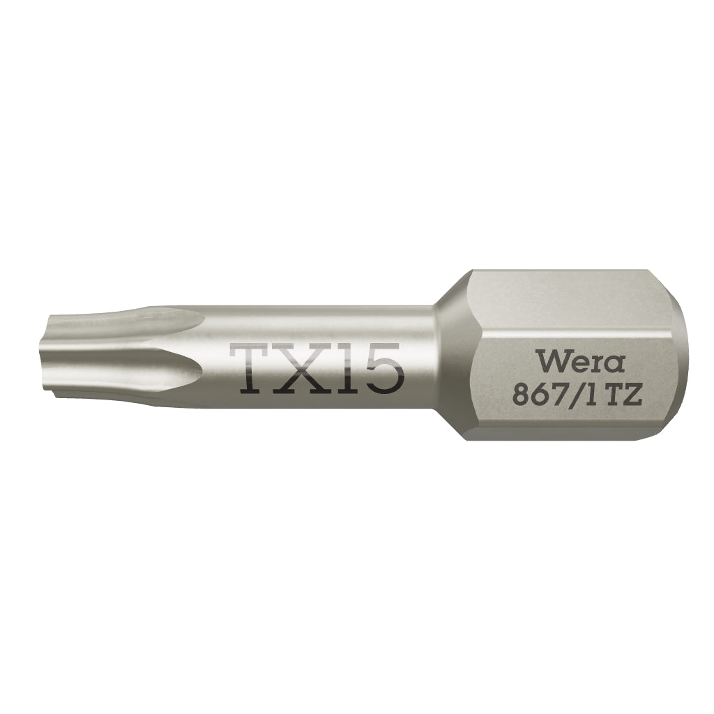 Wera 066308 T15 x 25mm TORX® Torsion Bit - WR066308 - KC Tool