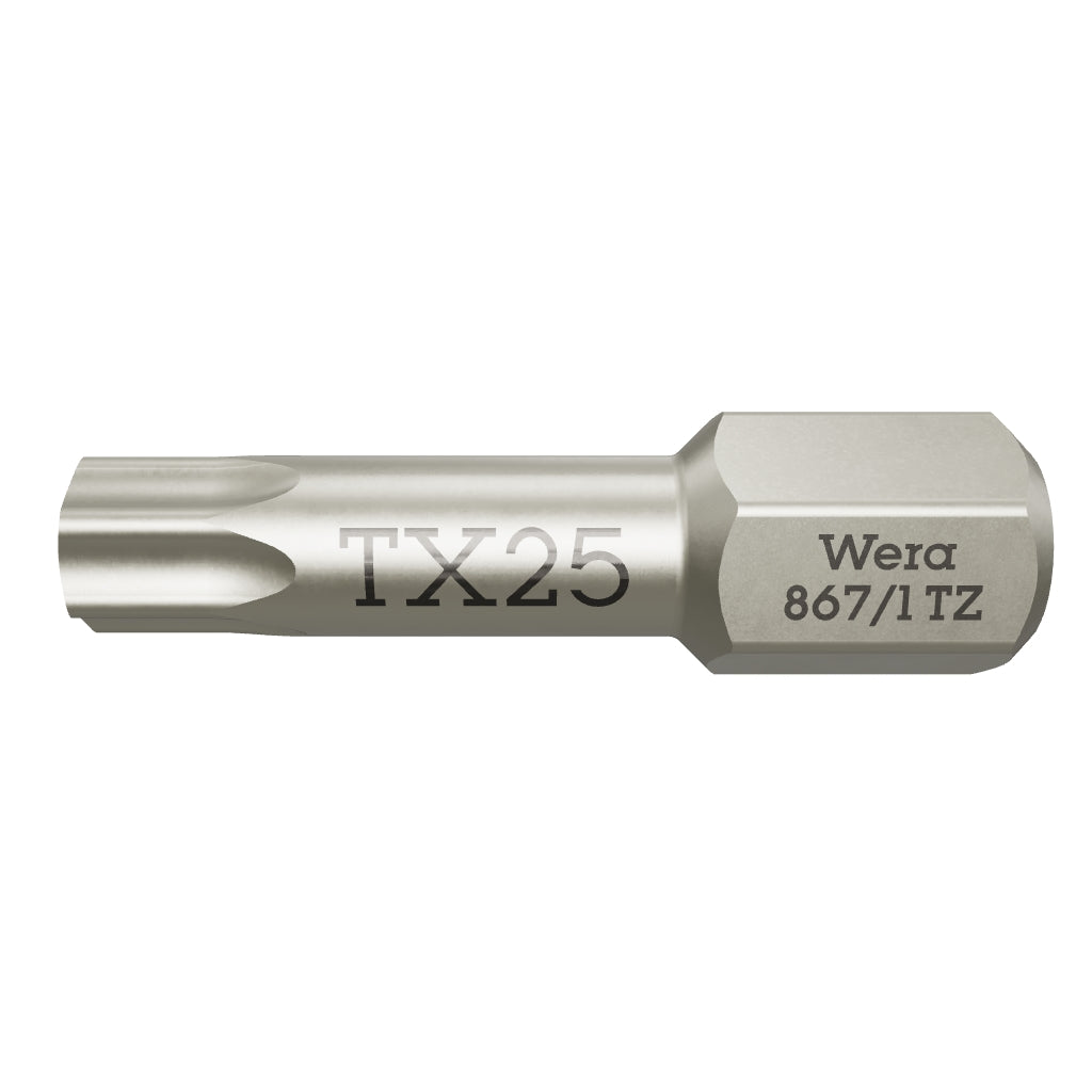 Wera 066312 T25 x 25mm TORX® Torsion Bit - WR066312 - KC Tool
