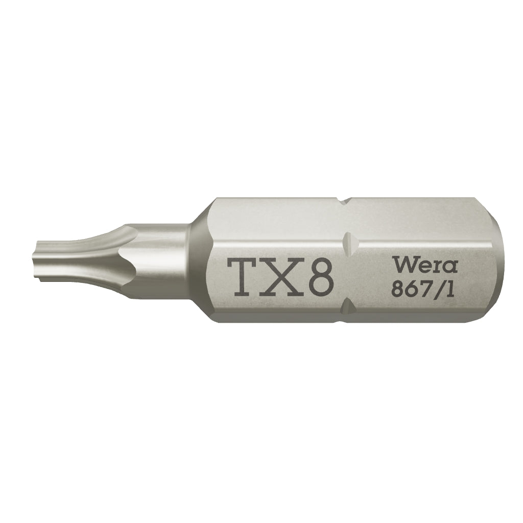 Wera 066495 T8 x 25mm TORX® Bit - WR066495 - KC Tool