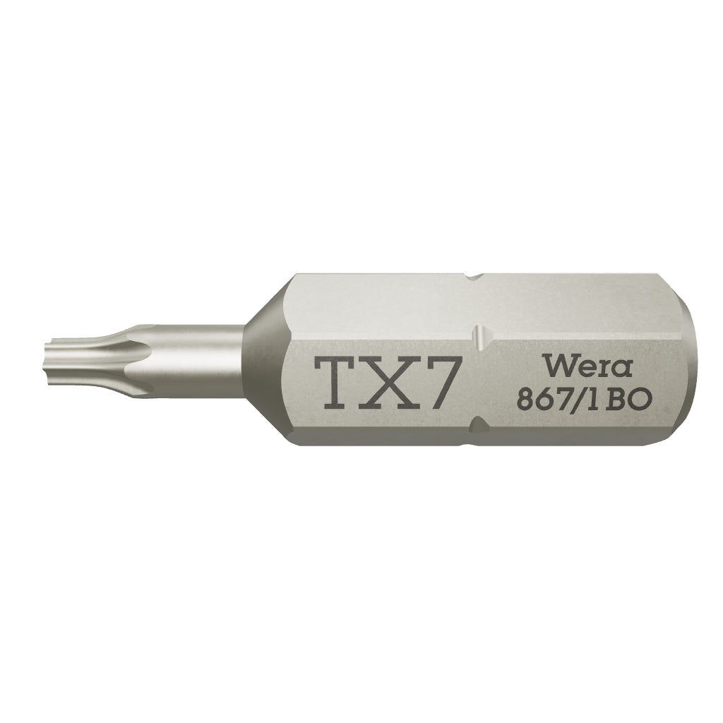Wera 066497 T7s x 25mm Security TORX® Bit - WR066497 - KC Tool