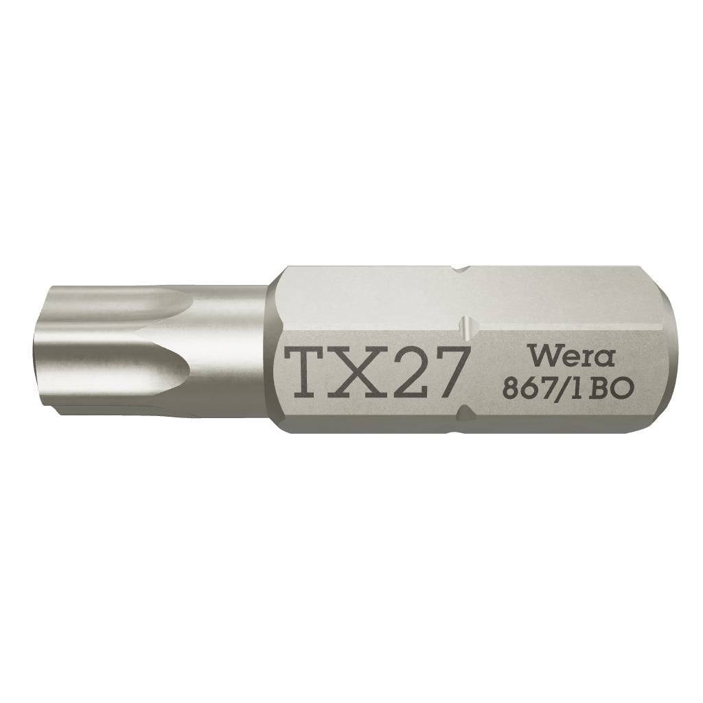 Wera 066520 T27s x 25mm Security TORX® Bit - WR066520 - KC Tool