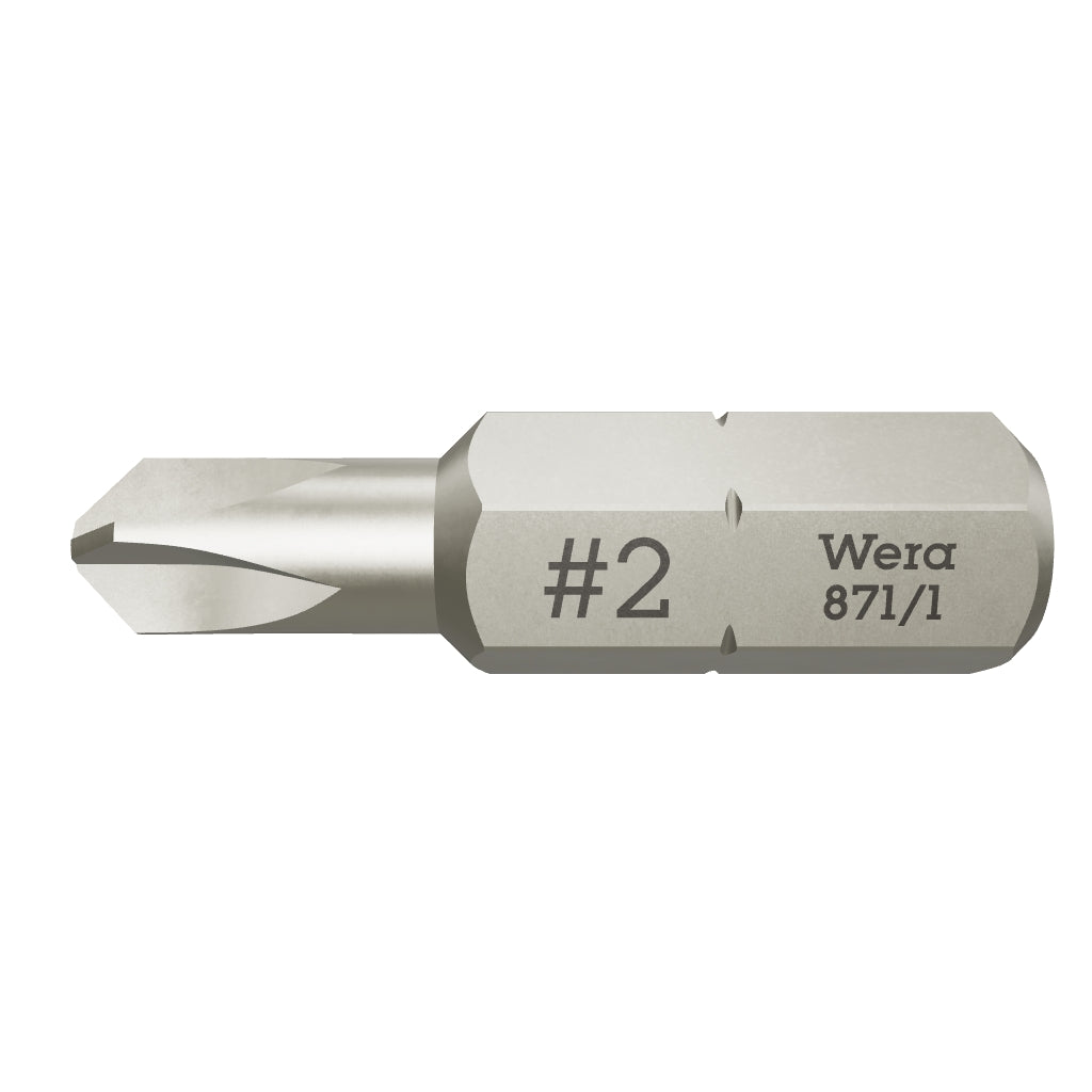 Wera 066620 #2 x 25mm Torq-Set Bit - WR066620 - KC Tool