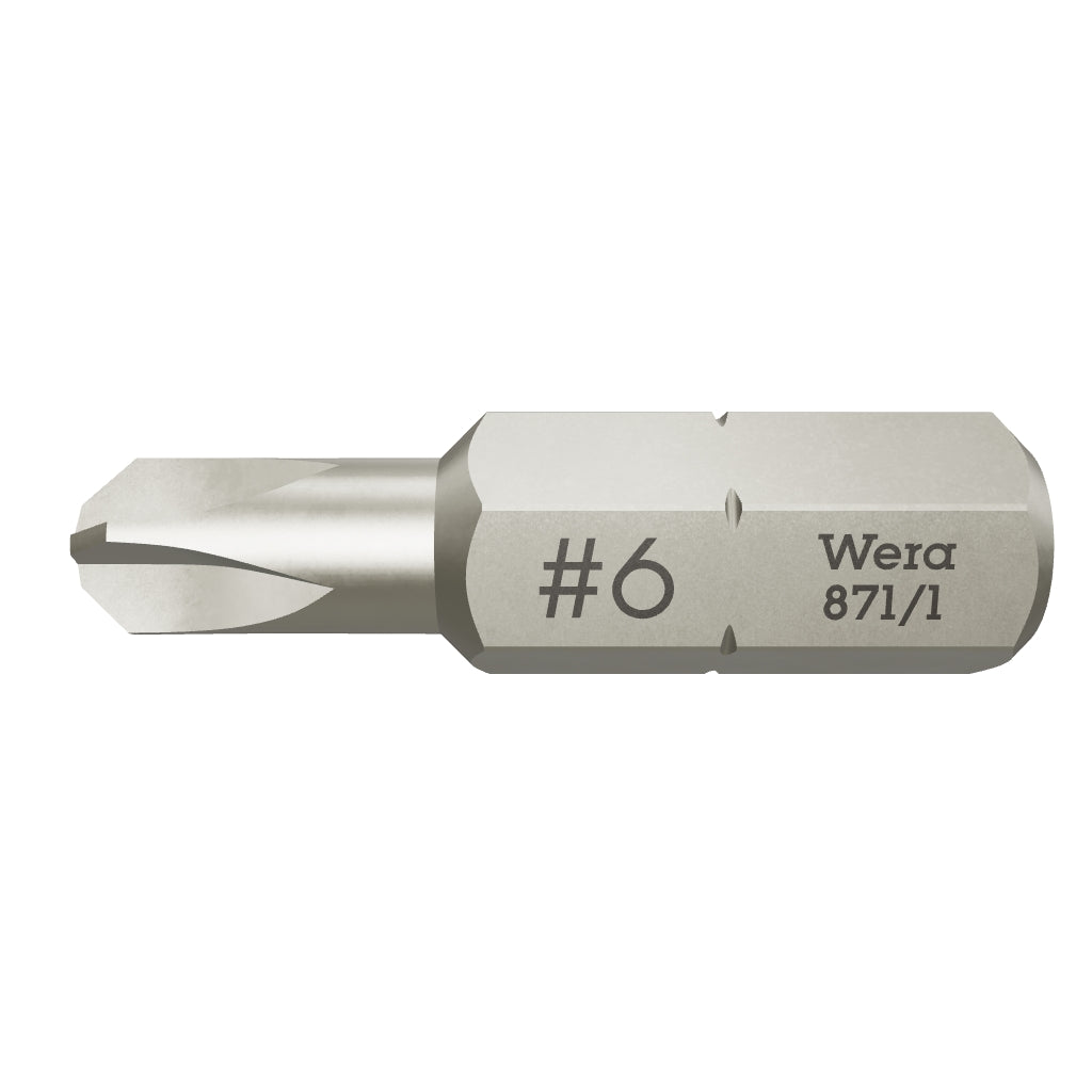 Wera 066628 #6 x 25mm Torq-Set Bit - WR066628 - KC Tool