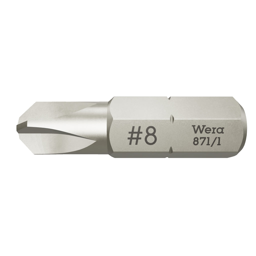Wera 066630 #8 x 25mm Torq-Set Bit - WR066630 - KC Tool