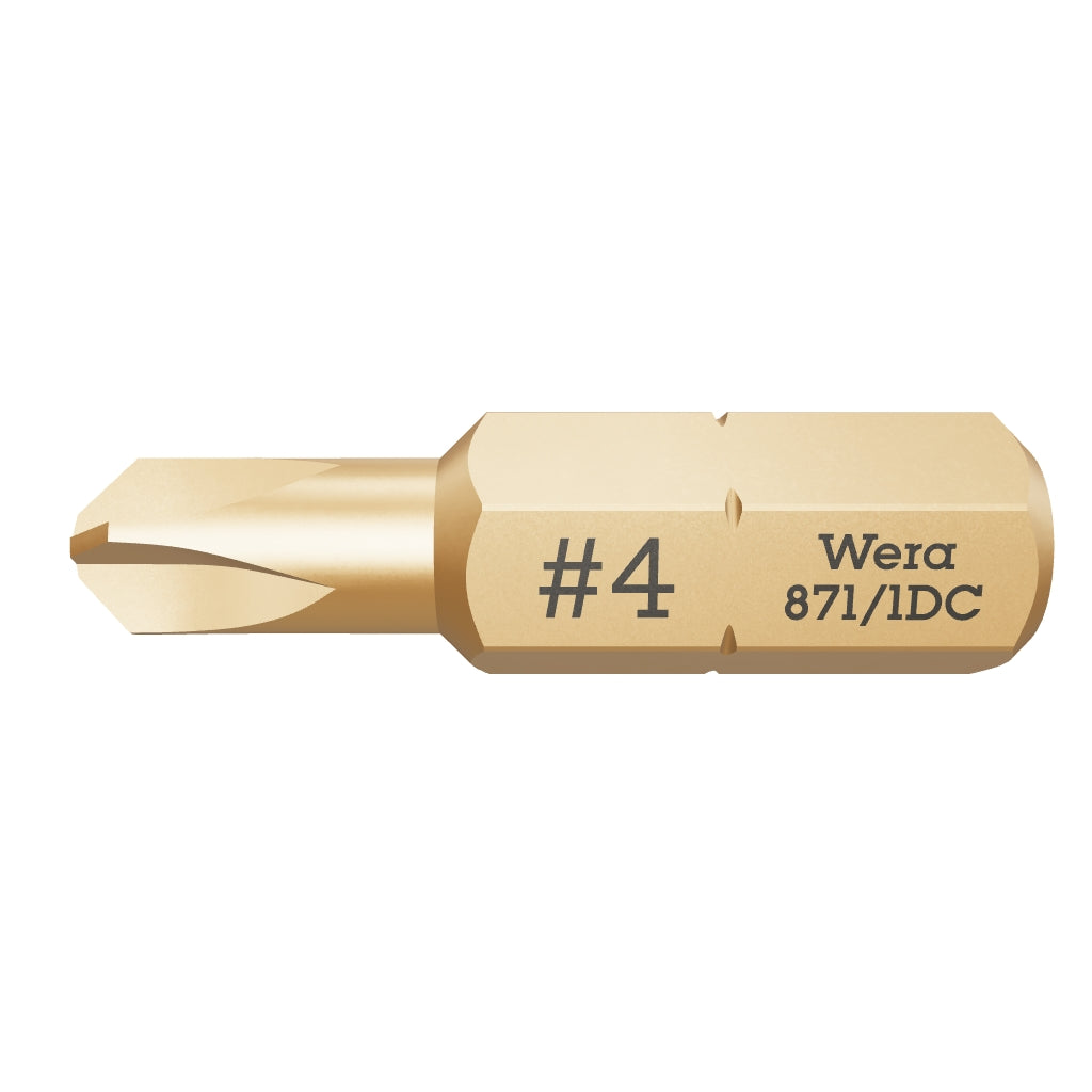 Wera 066638 #4 x 25mm Torq-Set Diamond Coated Bit - WR066638 - KC Tool