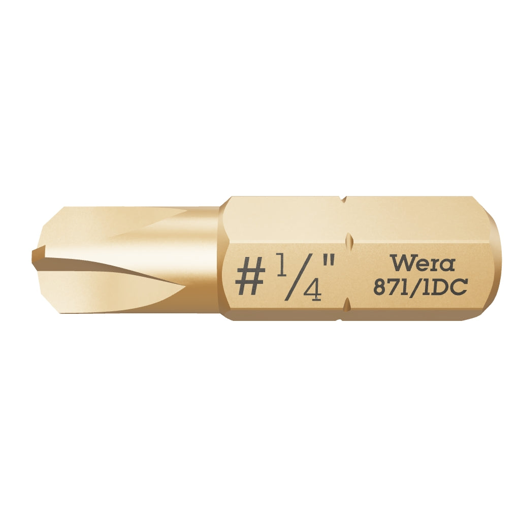 Wera 066646 1/4" x 25mm Torq-Set Diamond Coated Bit - WR066646 - KC Tool