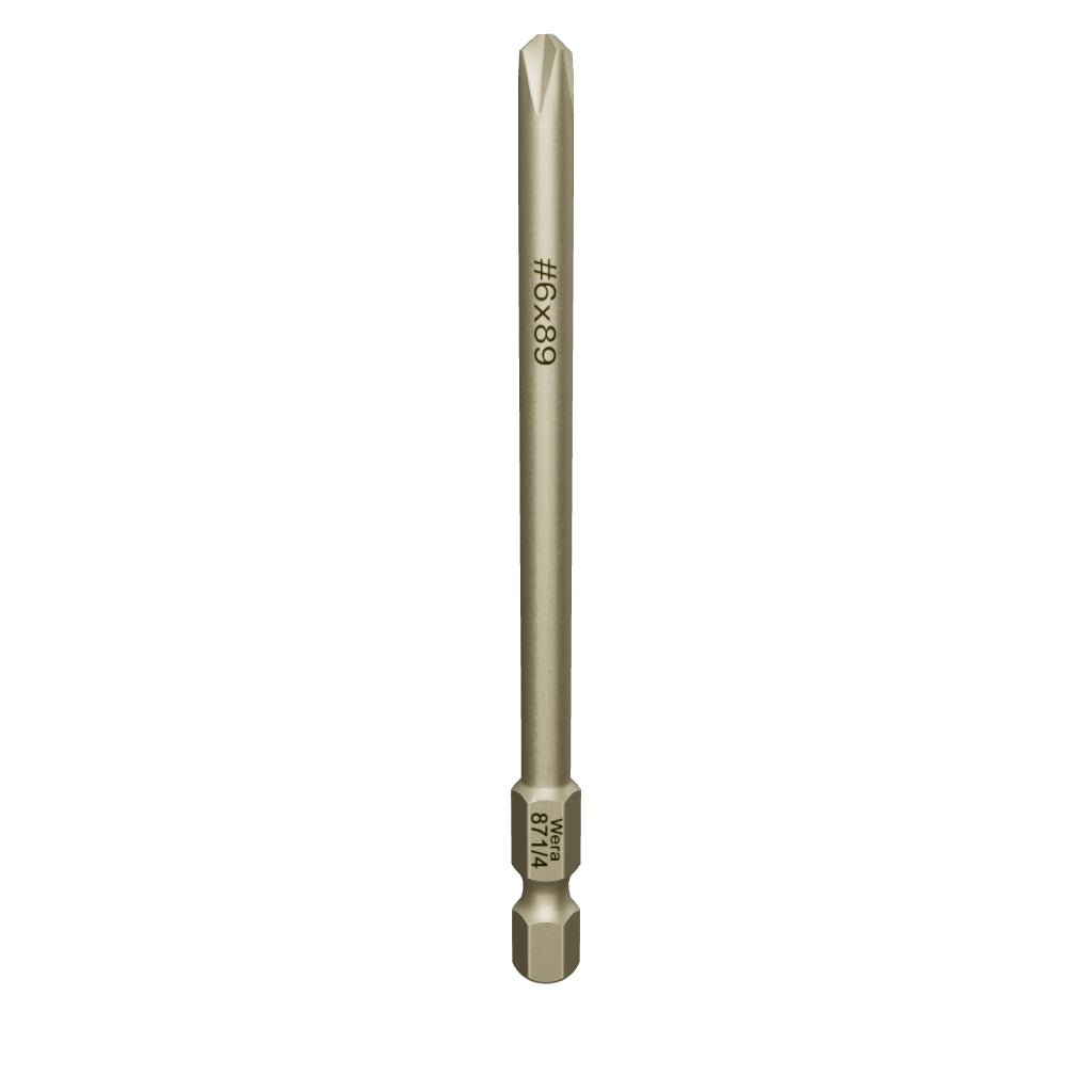 Wera 066686 #6 x 89mm Torq-Set Power Bit - WR066686 - KC Tool