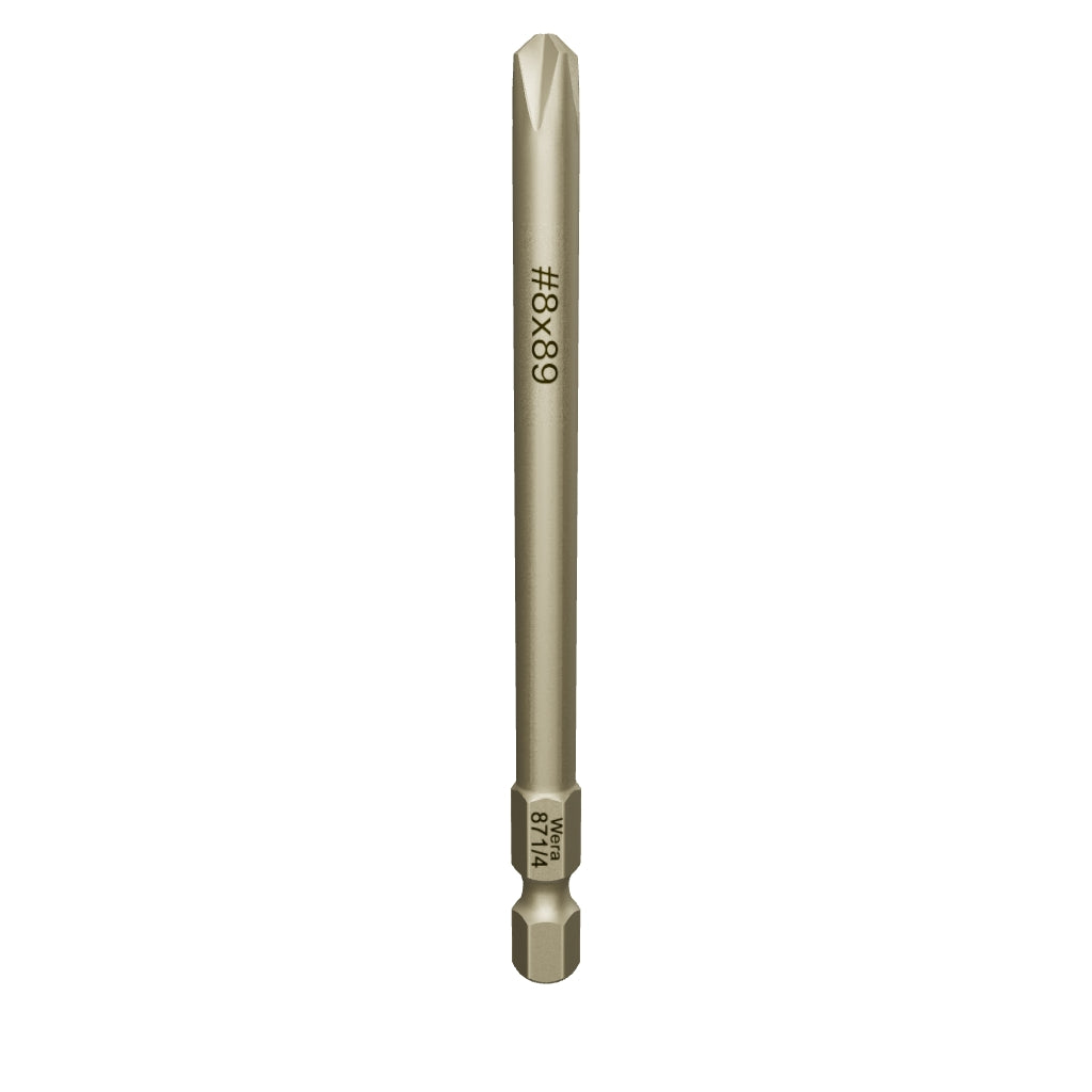 Wera 066687 #8 x 89mm Torq-Set Power Bit - WR066687 - KC Tool