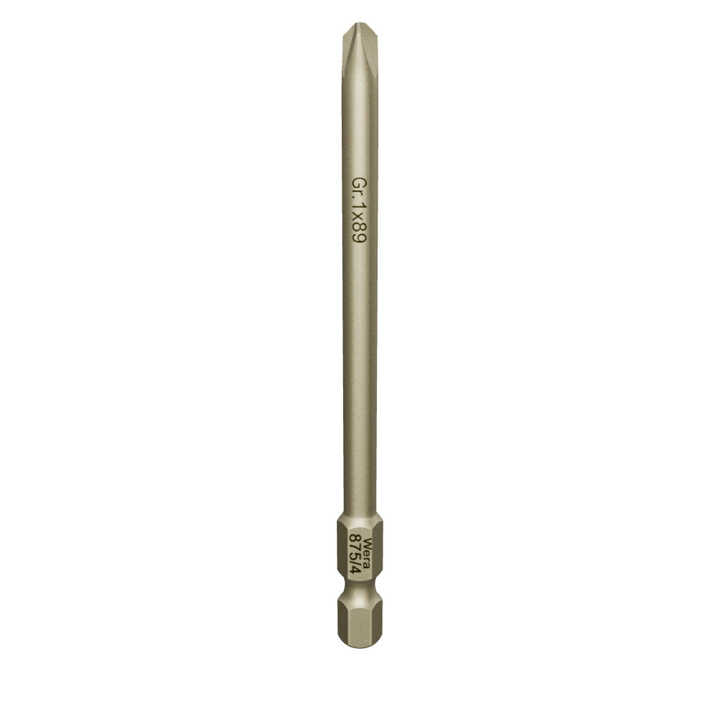 Wera 066785 #1 x 89mm Tri-Wing Power Bit - WR066785 - KC Tool