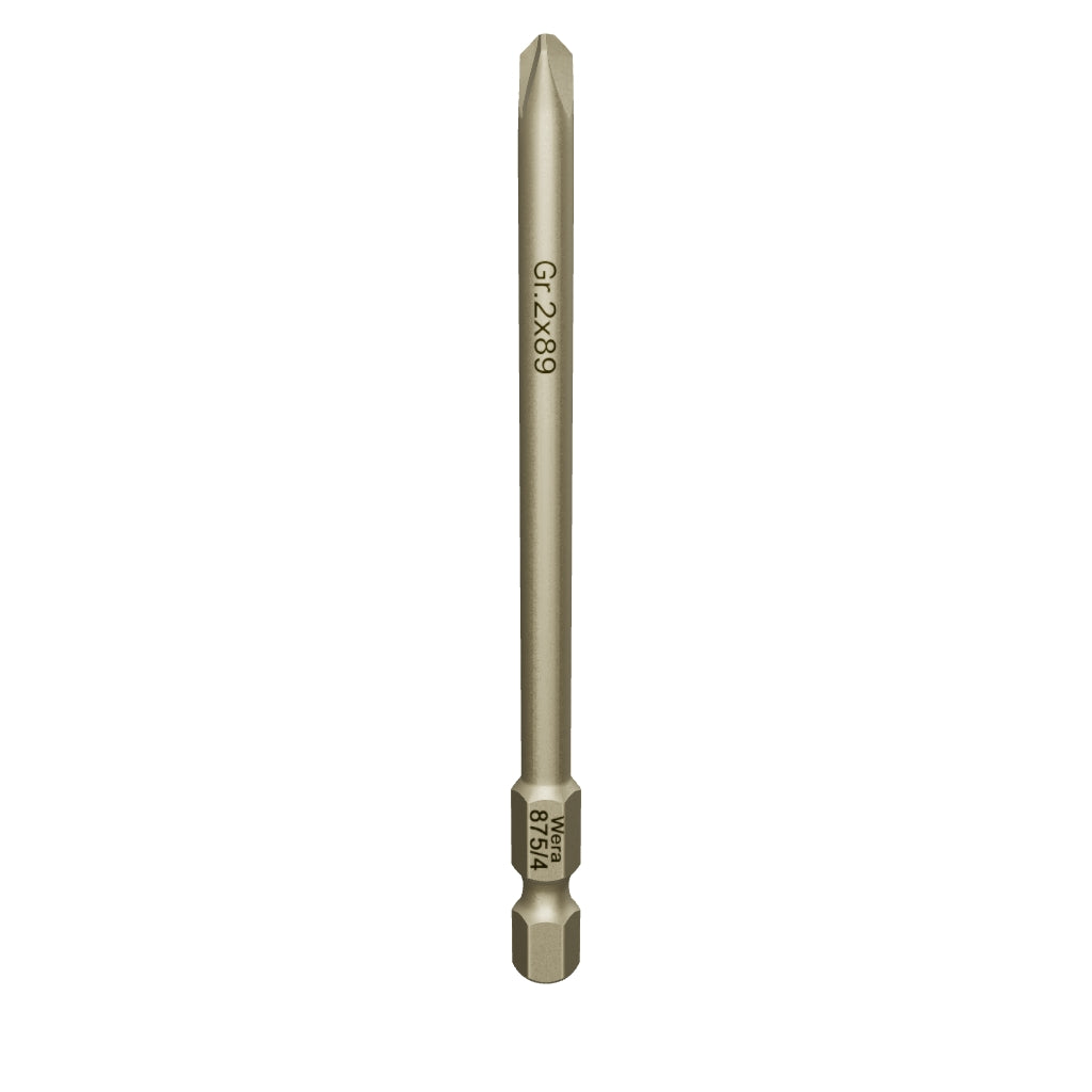 Wera 066786 #2 x 89mm Tri-Wing Power Bit - WR066786 - KC Tool