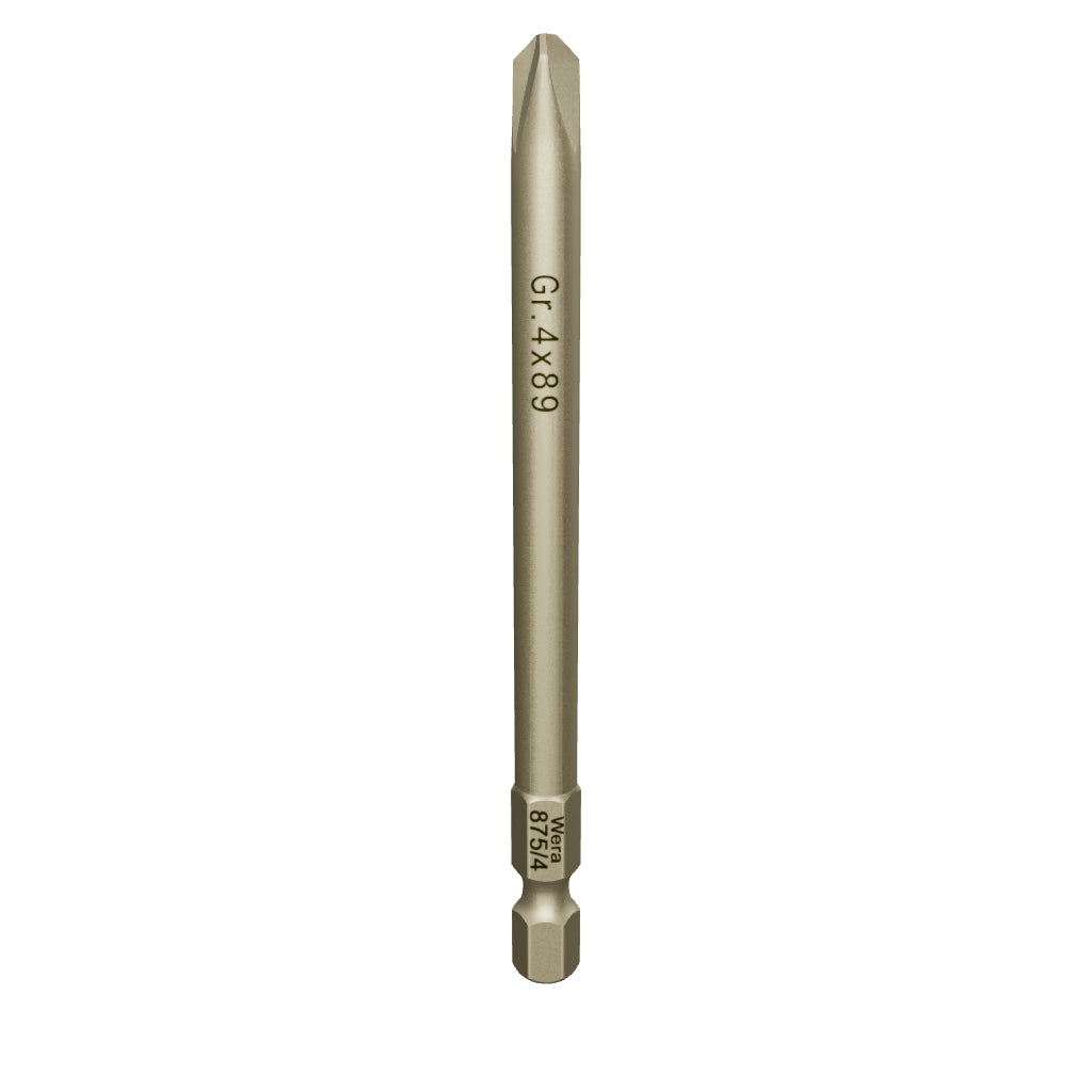 Wera 066788 #4 x 89mm Tri-Wing Power Bit - WR066788 - KC Tool