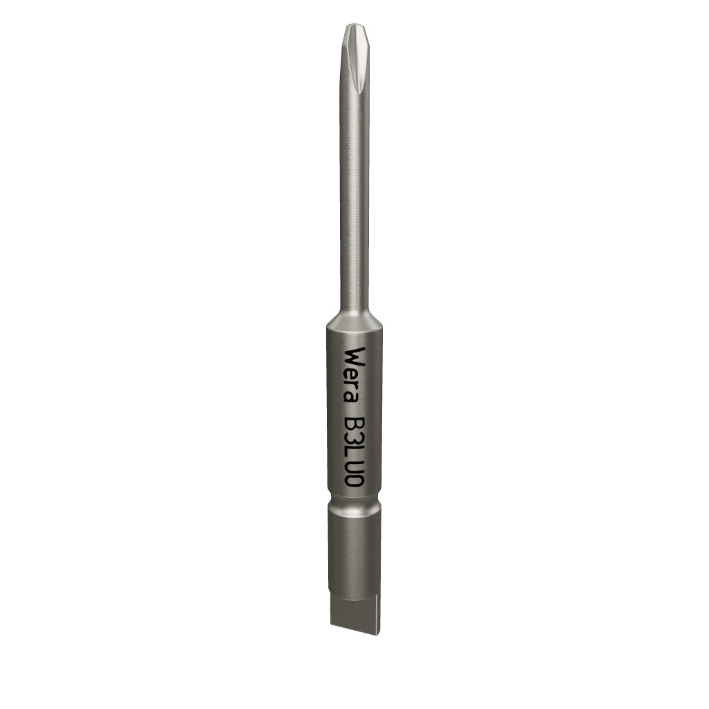 Wera 066853 Microstix 0 x 44mm Bit - Halfmoon Drive - WR066853 - KC Tool