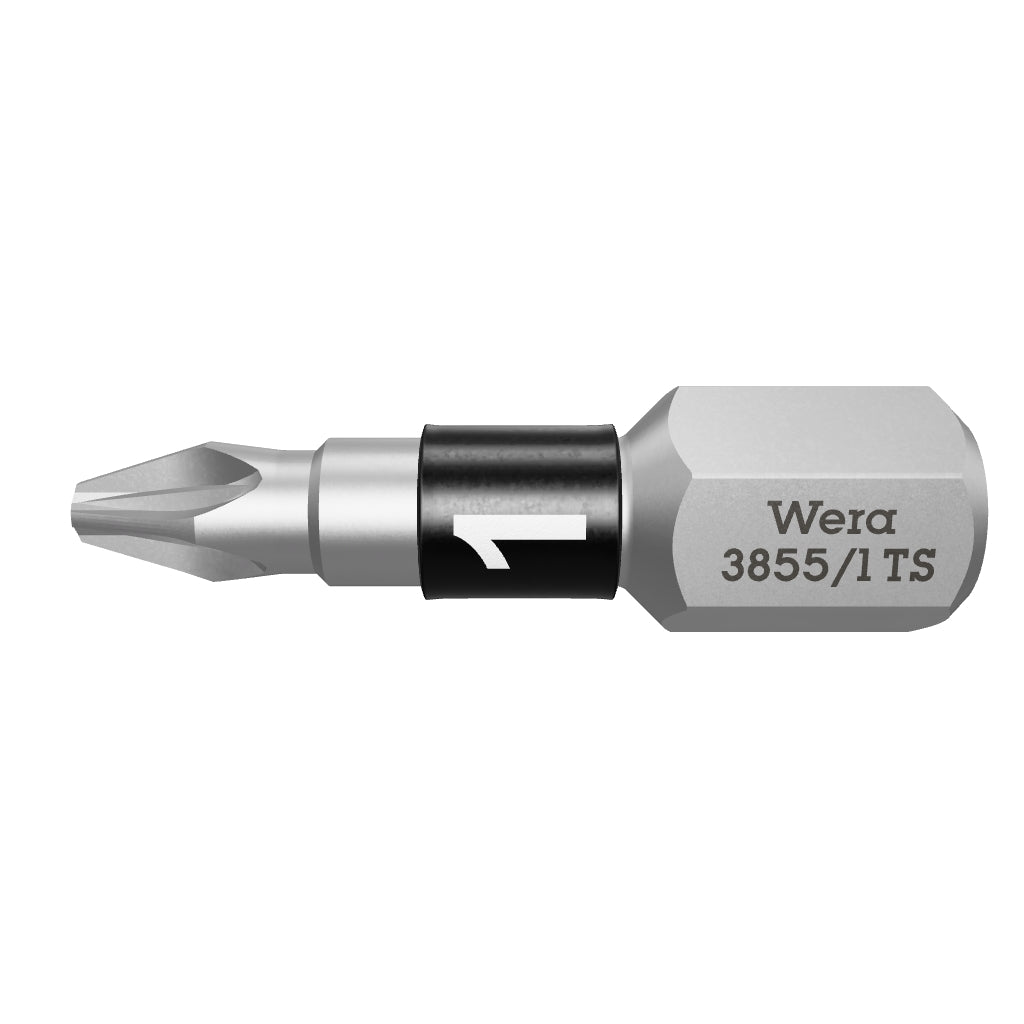 Wera 071020 #1 x 25mm Stainless Steel Pozidriv Torsion Insert Bit - WR071020 - KC Tool