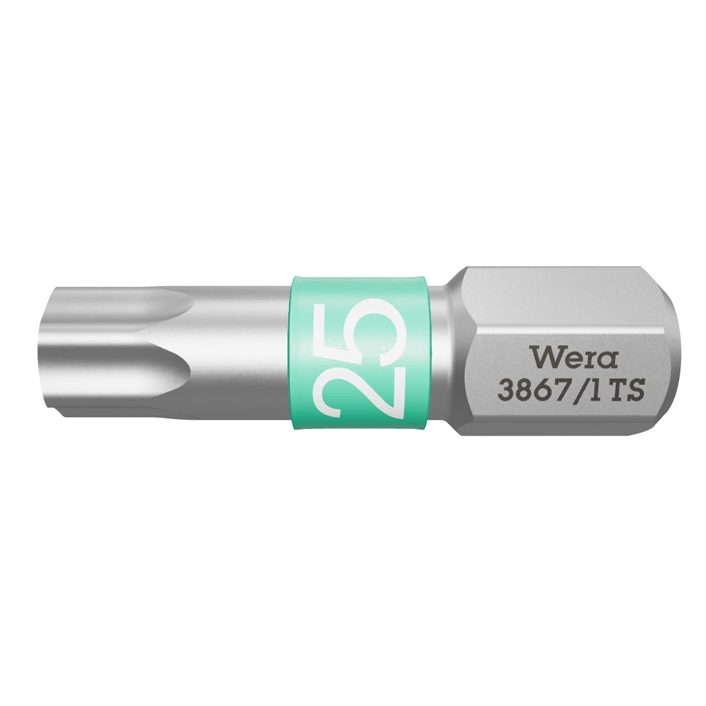 Wera 071035 T25 x 25mm Stainless Steel TORX® Torsion Insert Bit - WR071035 - KC Tool