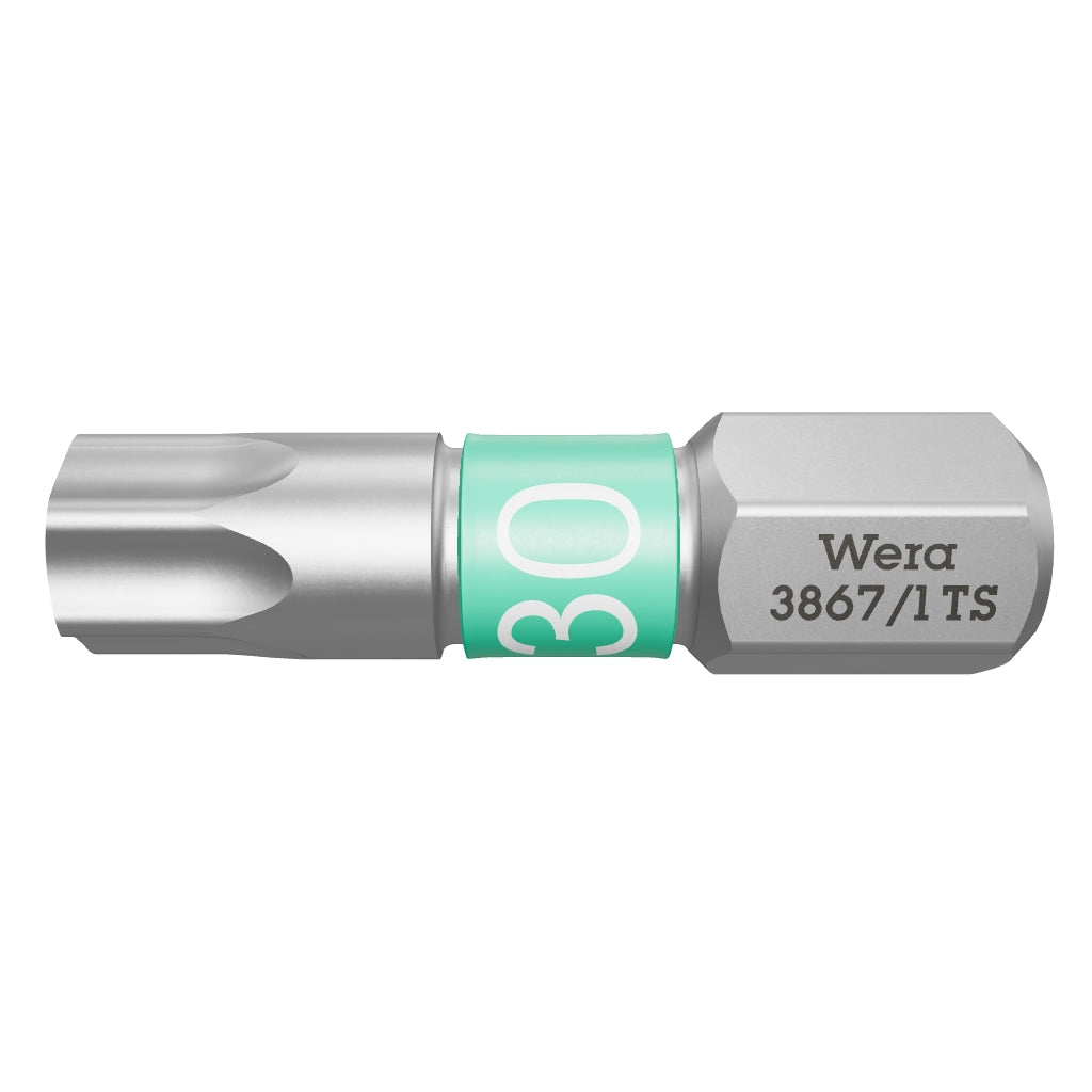 Wera 071037 T30 x 25mm Stainless Steel TORX® Torsion Insert Bit - WR071037 - KC Tool