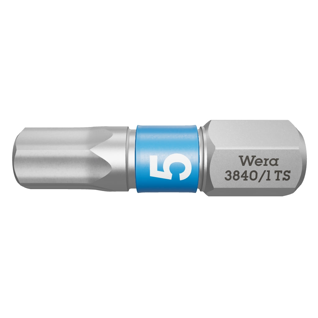 Wera 071075 5 x 25mm Stainless Steel Hex Torsion Insert Bit - WR071075 - KC Tool