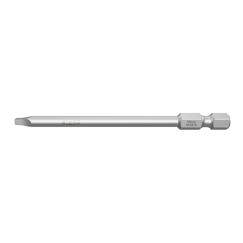 Wera 071097 #1 x 89mm Stainless Steel Square Power Bit - WR071097 - KC Tool