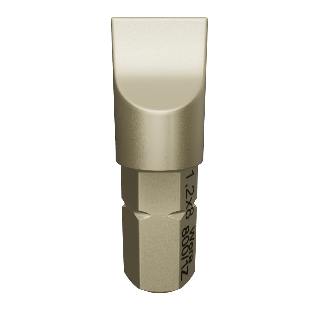 Wera 072063 1.2 x 8 x 25mm Slotted Bit - WR072063 - KC Tool