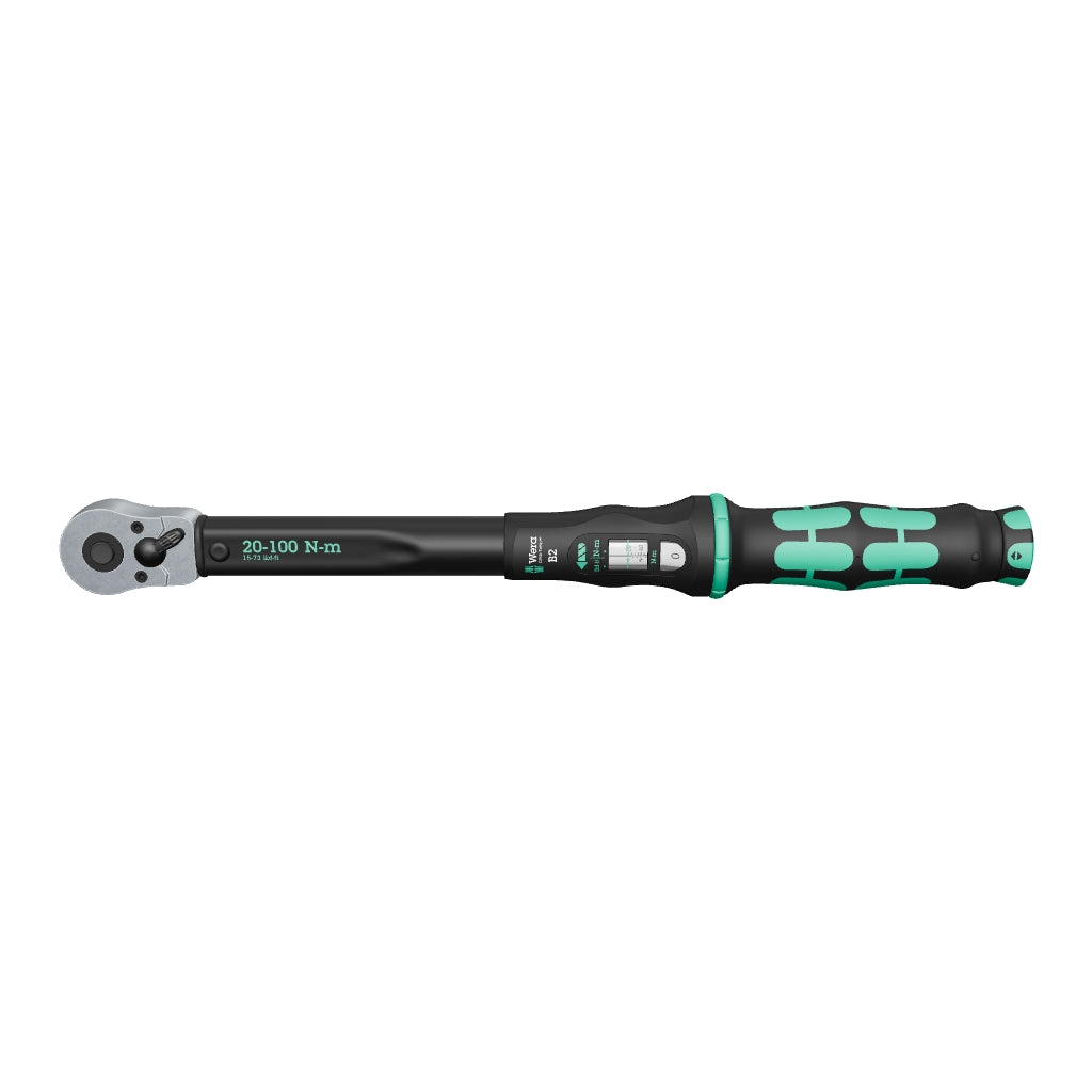 Wera 075611 Torque Wrench 20-100 Nm Reversible Ratchet 3/8" Drive - WR075611 - KC Tool