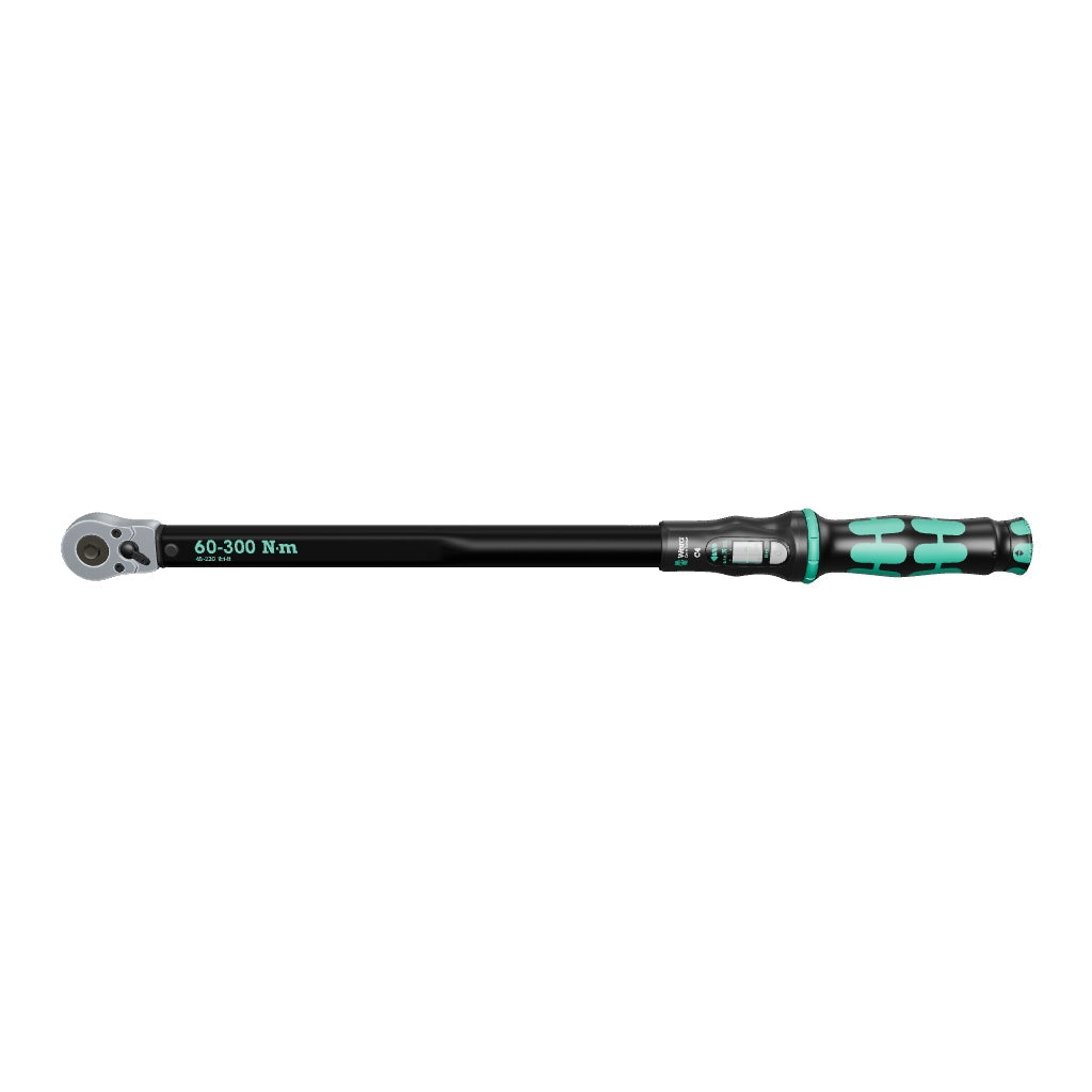 Wera 075623 Torque Wrench 60-300 Nm Reversible Ratchet 1/2" Drive - WR075623 - KC Tool